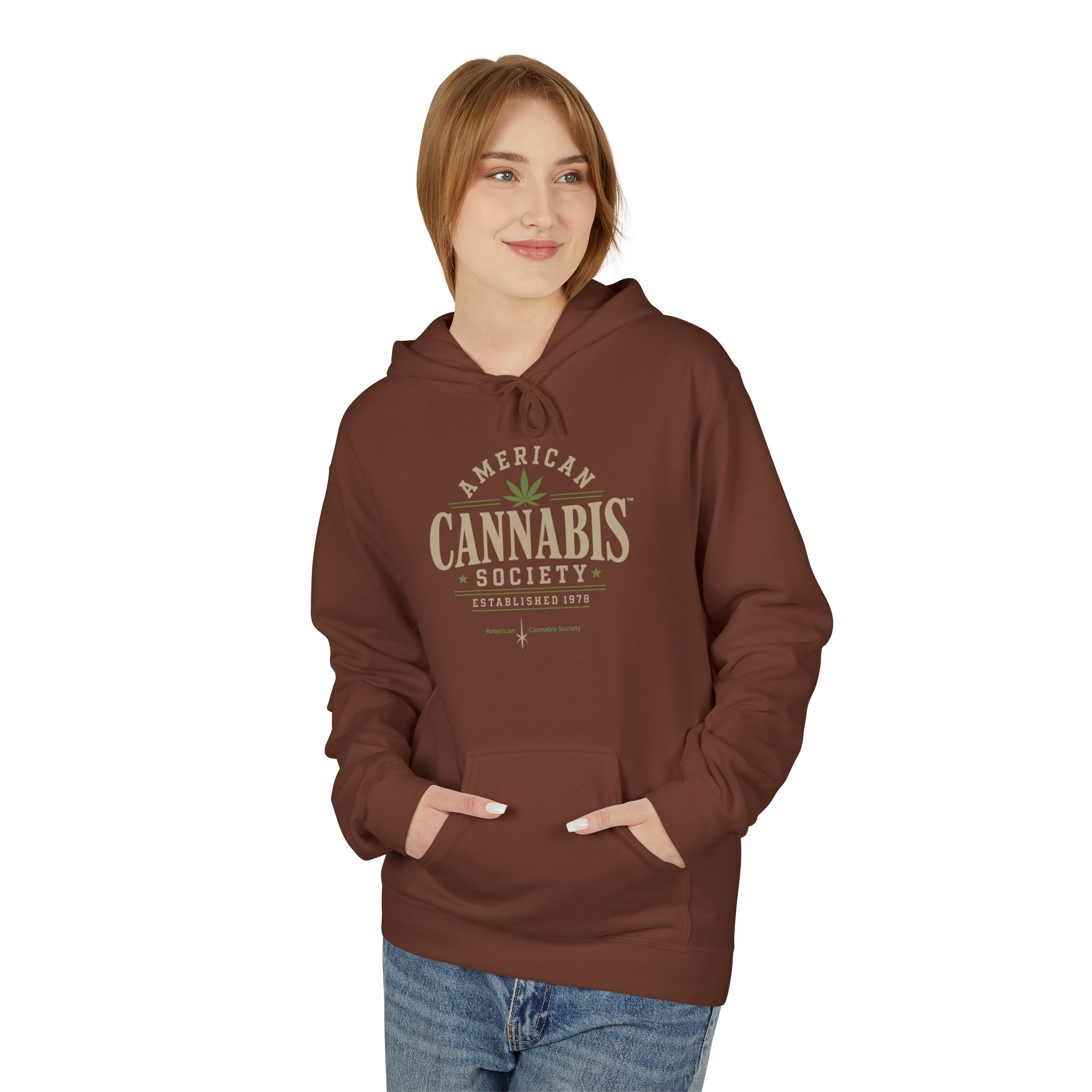 American Cannabis Society® Hoodie – Vintage American Cannabis Graphic Pullover - Image 15