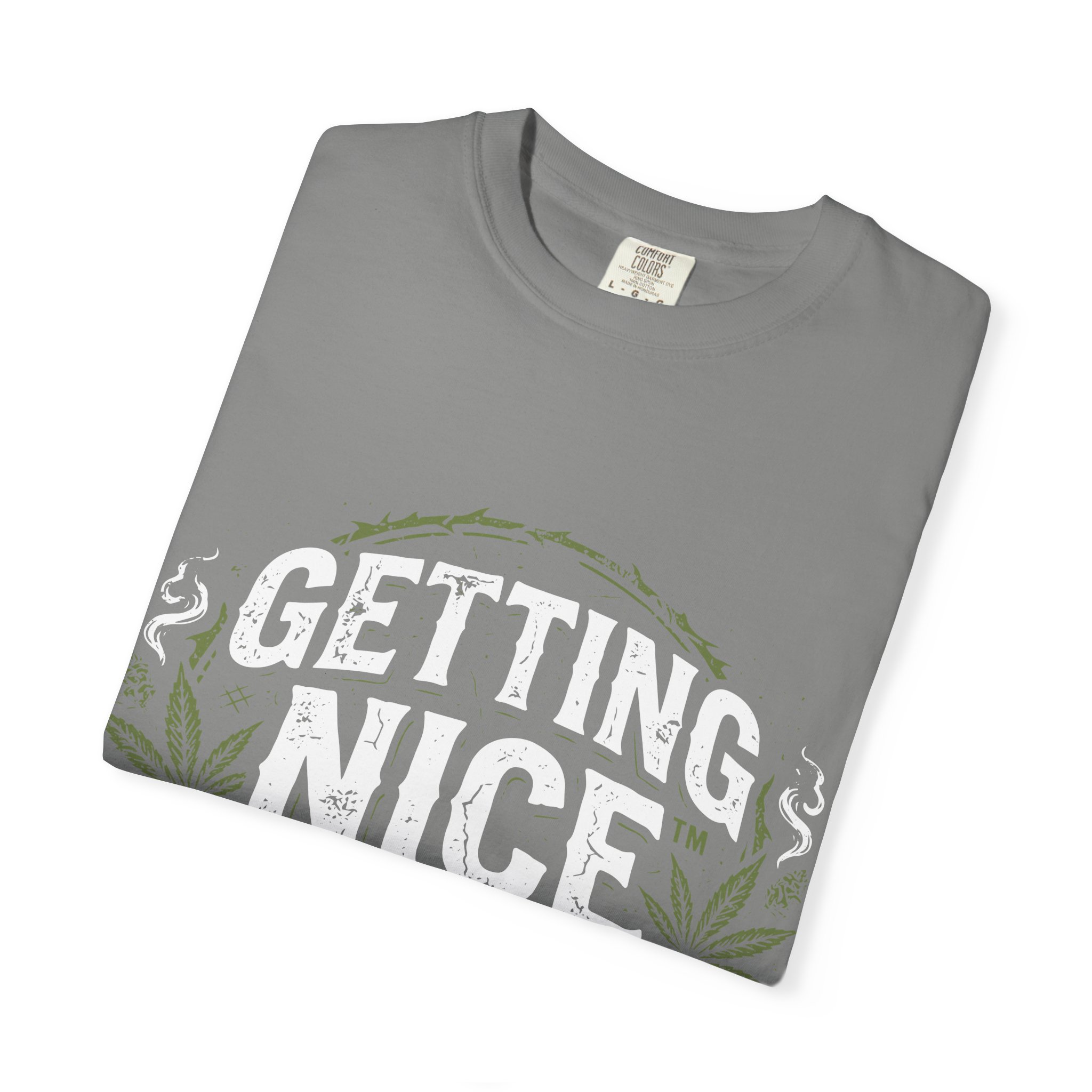 Cannabis Leaf Vintage Logo T-Shirt — American Cannabis Society® Garment-Dyed Tee - Image 39
