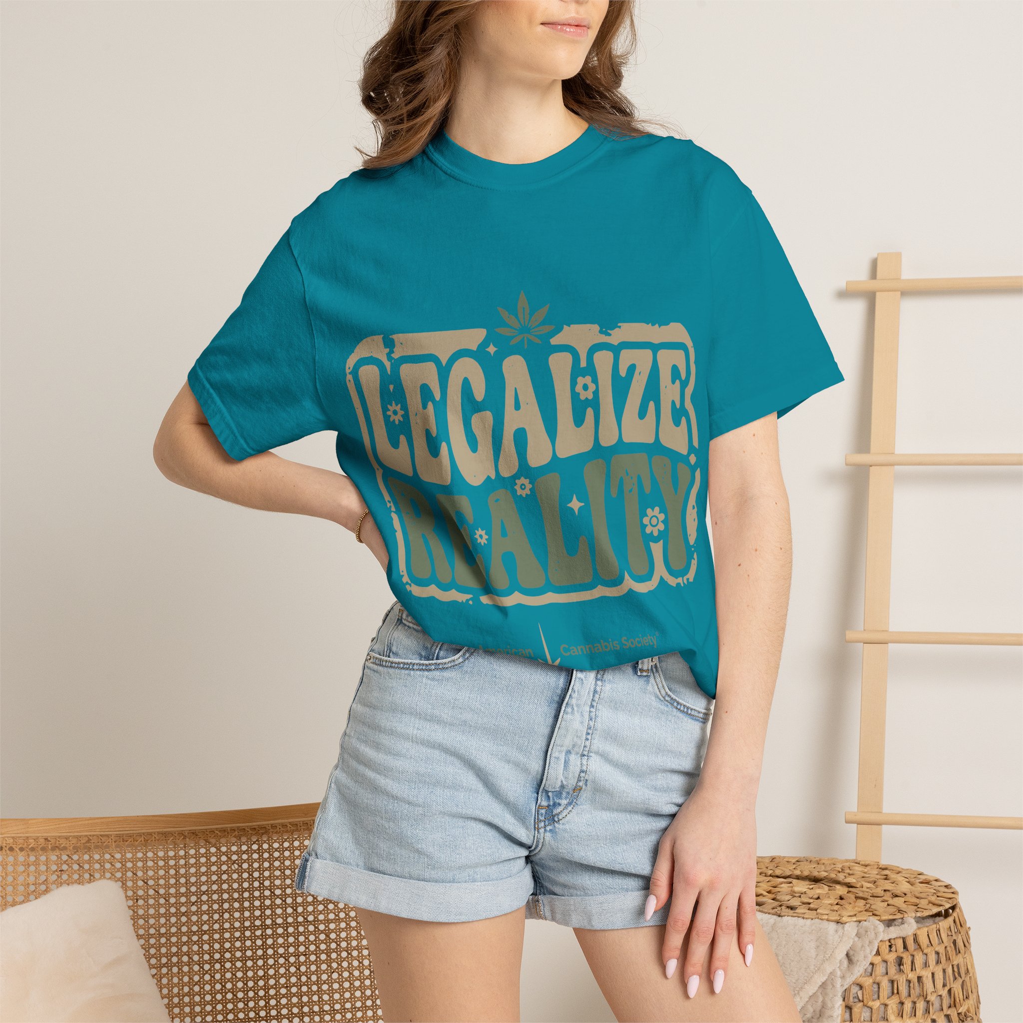 American Cannabis Society® “Legalize Reality” T-Shirt — Retro Cannabis Advocacy Graphic Tee - Image 20