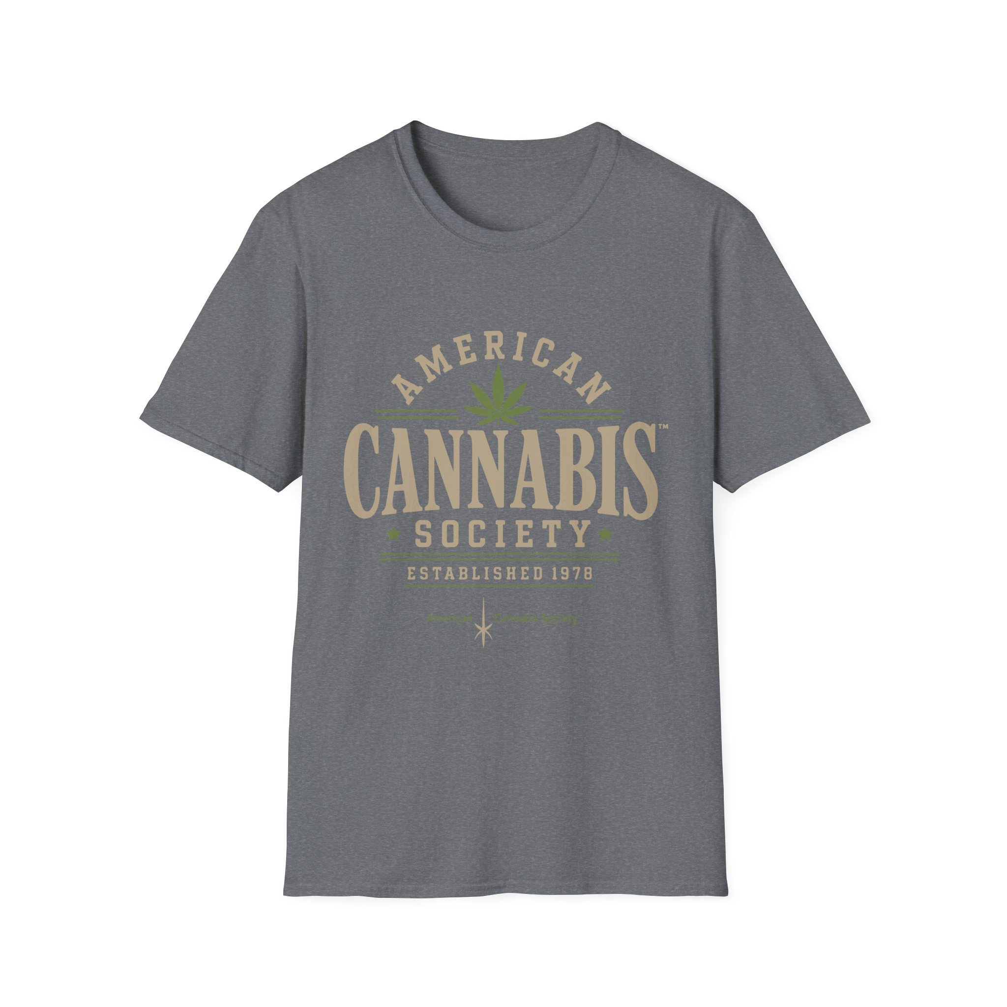 American Cannabis Society® T-Shirt — American Cannabis Society® Vintage Logo Tee - Image 21