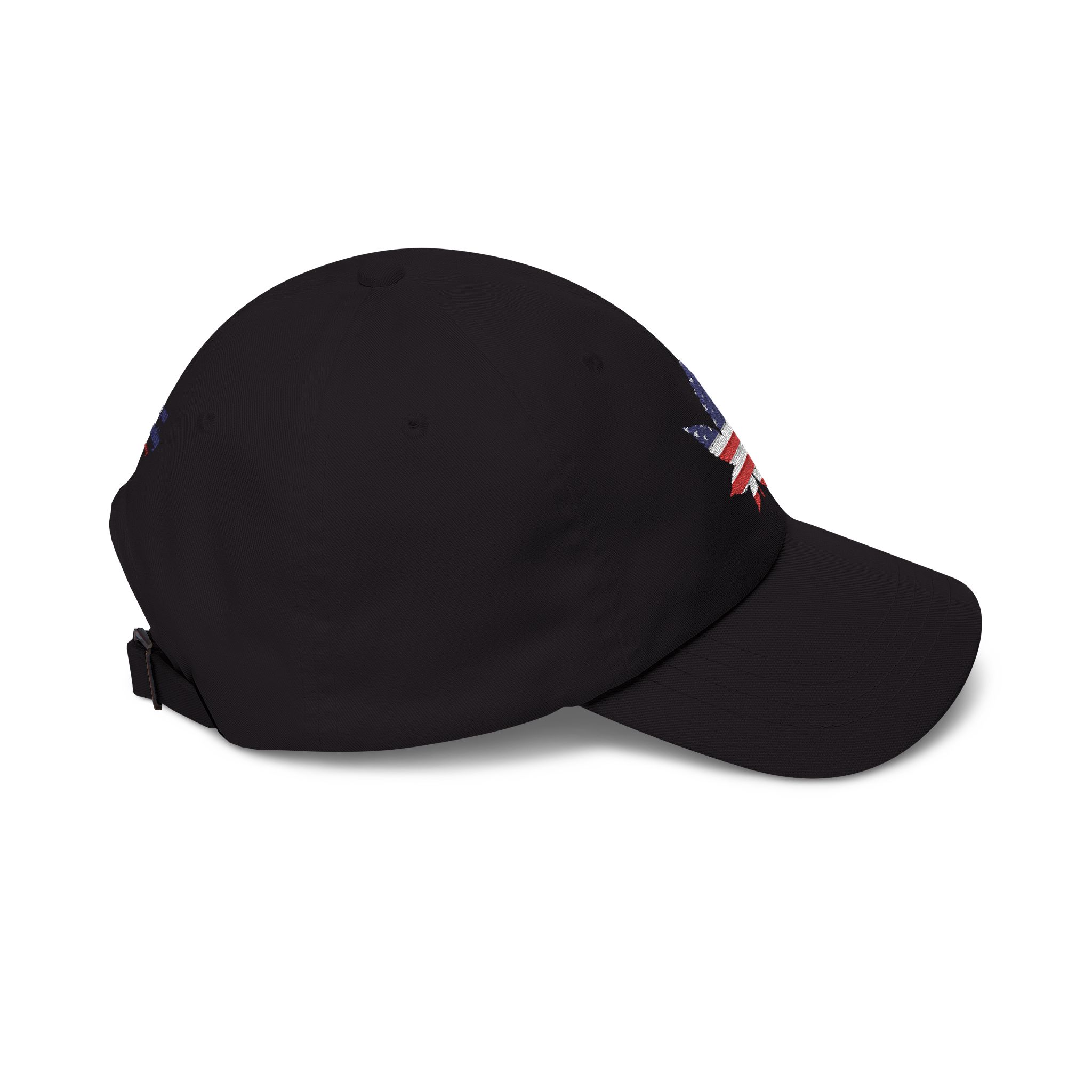 American Flag Cannabis Leaf Dad Cap — Embroidered Patriotic Hat | Yupoong by GreenRX™ | American Cannabis Society® Approved - Image 32