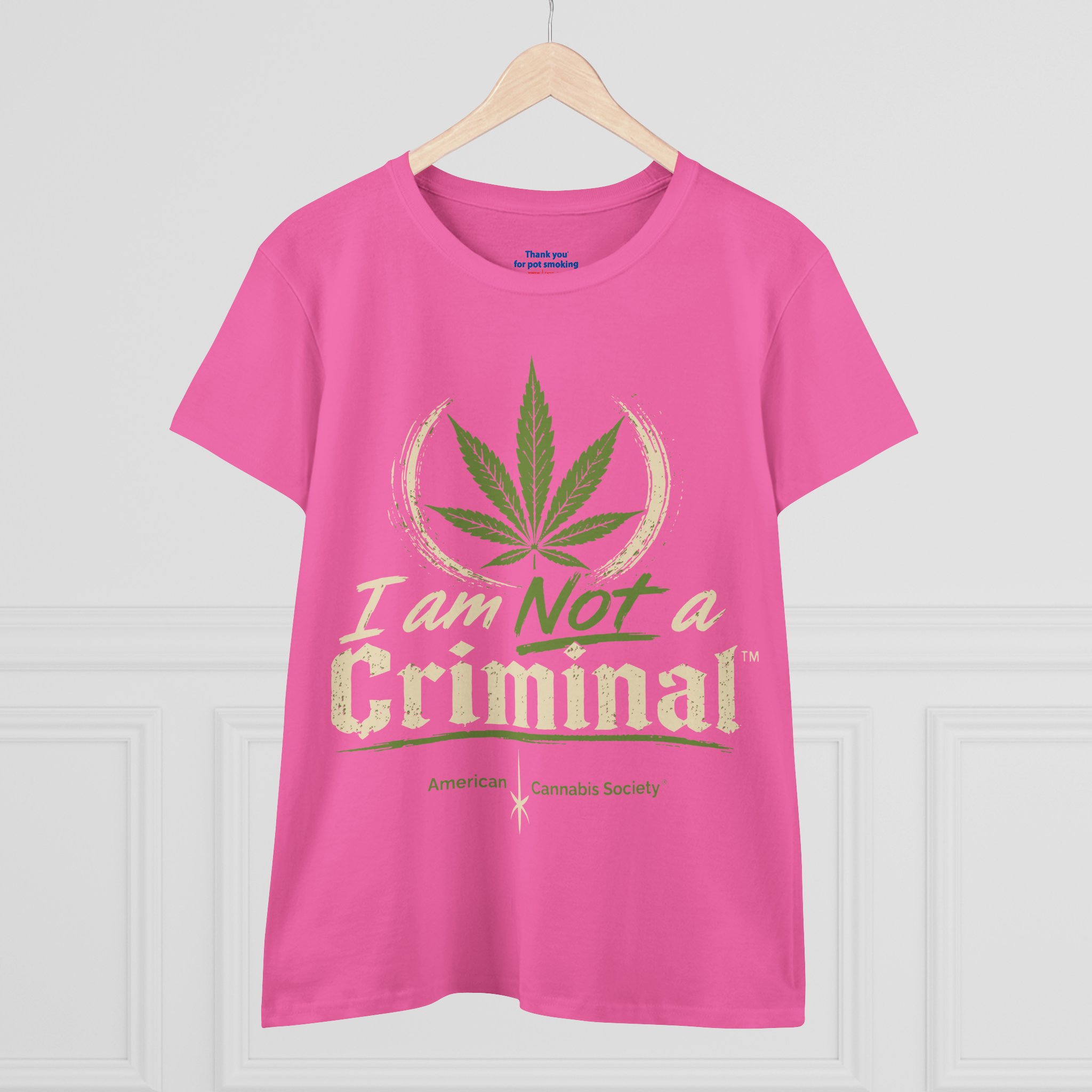 Women's Tee — "I Am Not a Criminal" Cannabis Leaf Graphic - Image 35