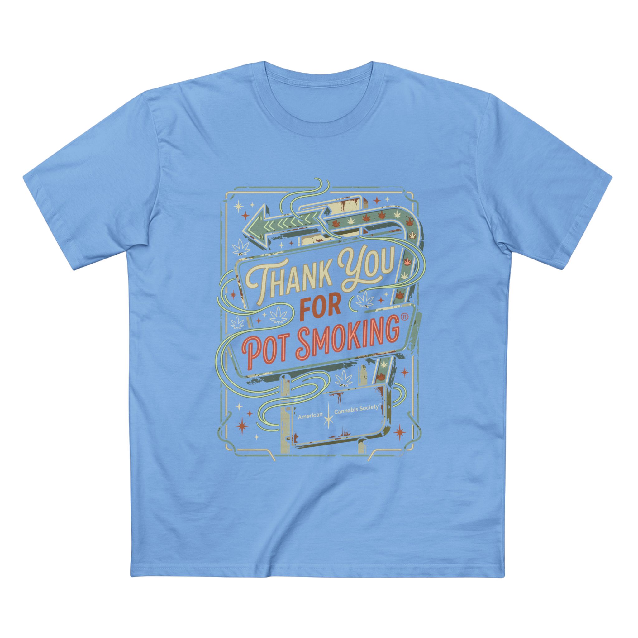 Thank You for Pot Smoking T-Shirt – Retro Cannabis Graphic Tee - Image 53