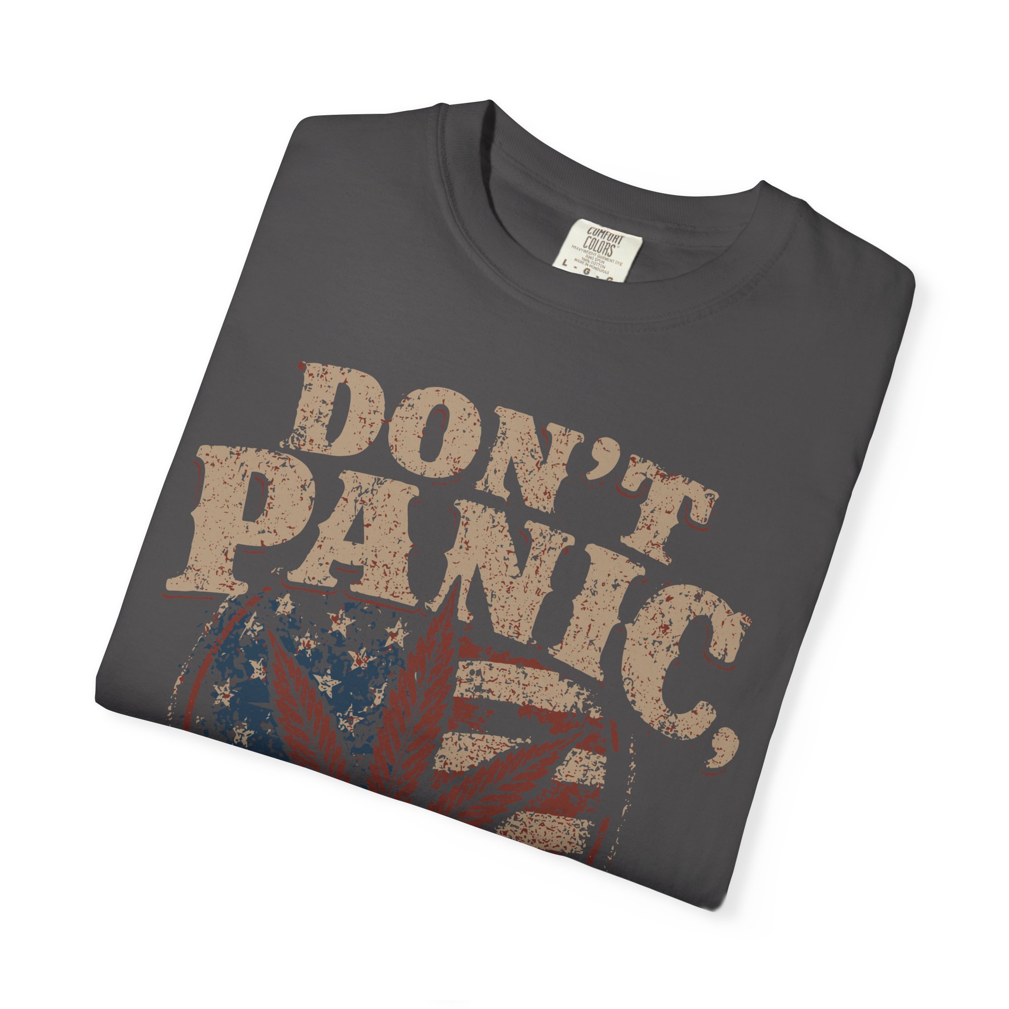 American Cannabis Society® “Don’t Panic It’s Organic” T-Shirt — Vintage Cannabis Leaf Graphic Tee - Image 42