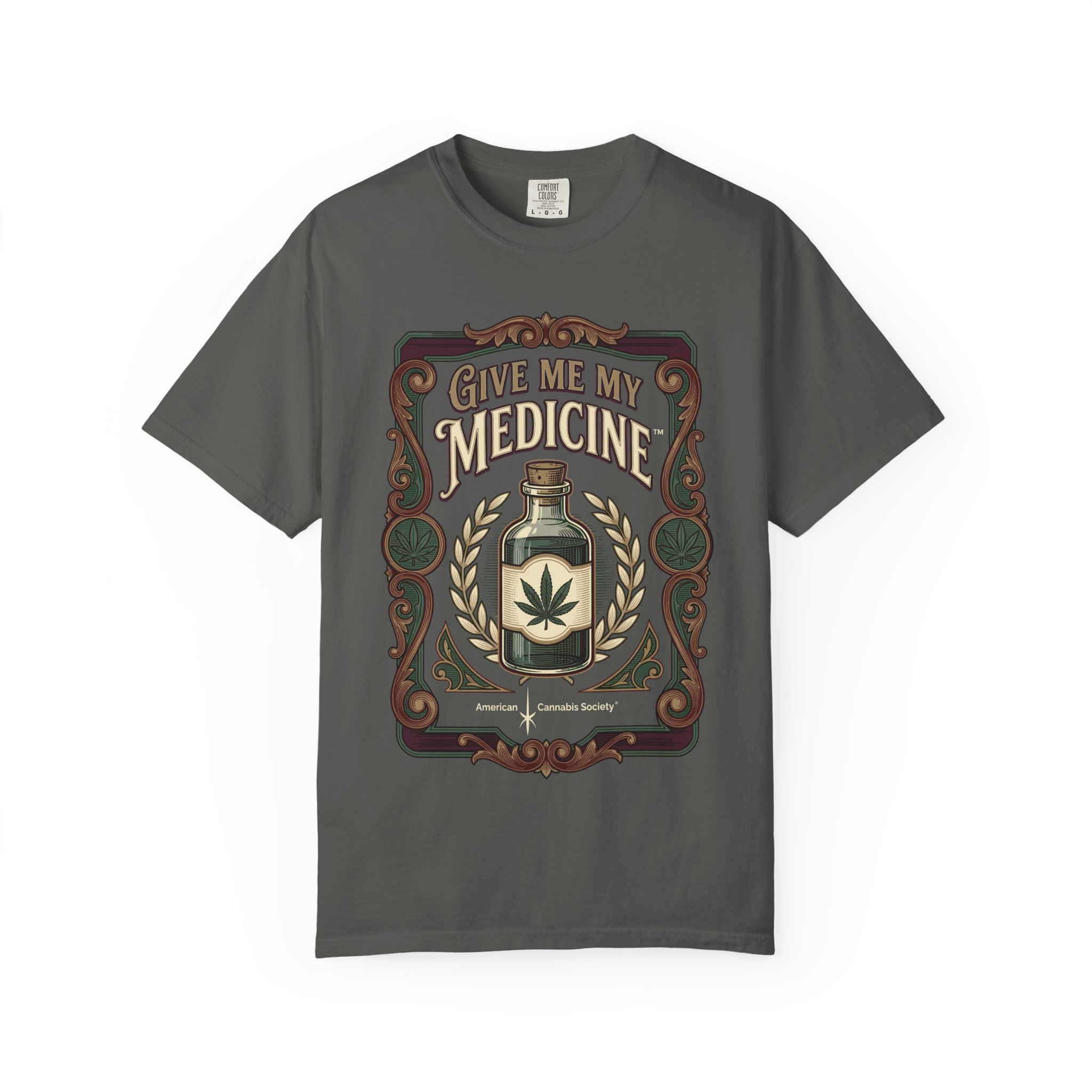 Give Me My Medicine™ T-Shirt — Vintage Cannabis Bottle Graphic Tee - Image 13