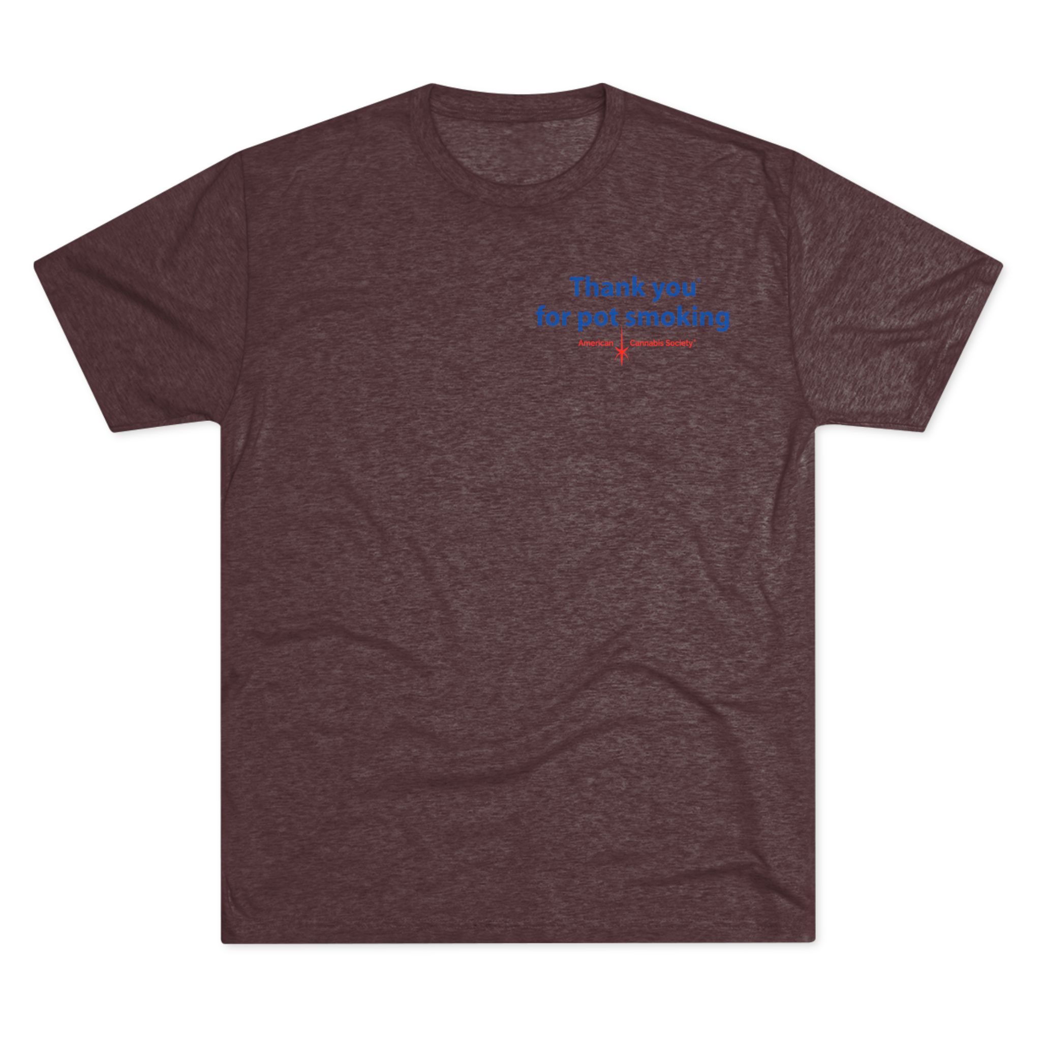 Thank You for Pot Smoking® Tri-Blend Crew Tee | ACS® Approved | THC Factor - Image 53