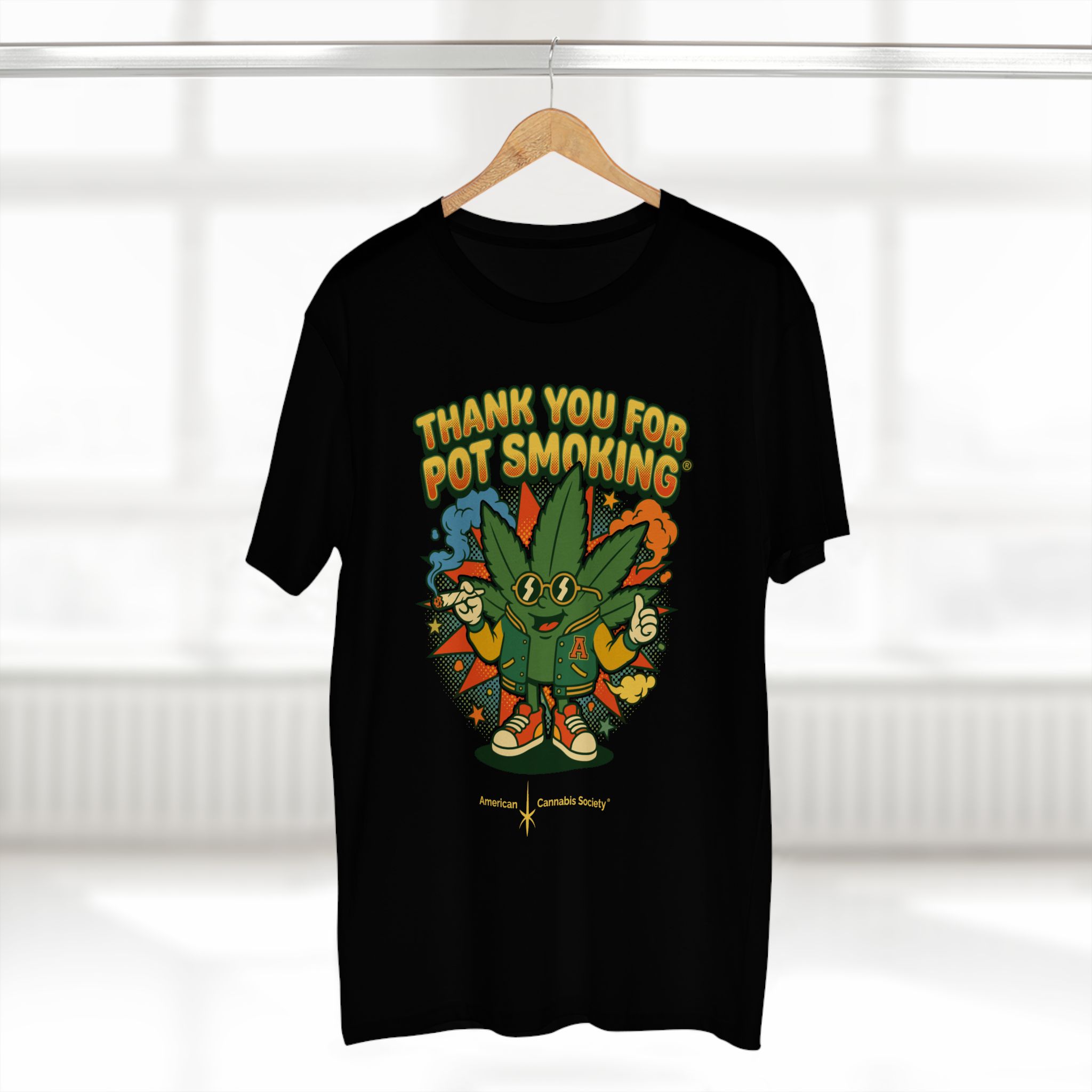 Thank You for Pot Smoking® T-Shirt — Retro Cannabis Graphic Tee - Image 12