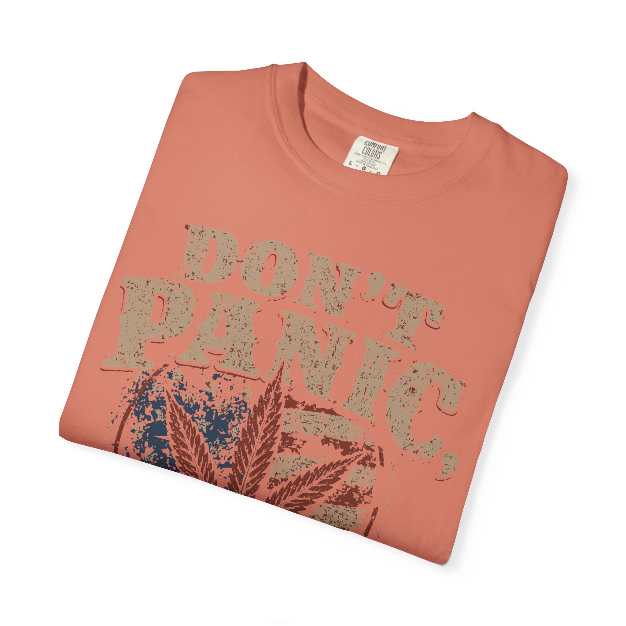 American Cannabis Society® “Don’t Panic It’s Organic” T-Shirt — Vintage Cannabis Leaf Graphic Tee - Image 10