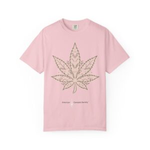 American Cannabis Society® Cannabis Leaf T-Shirt — Botanical Graphic Tee