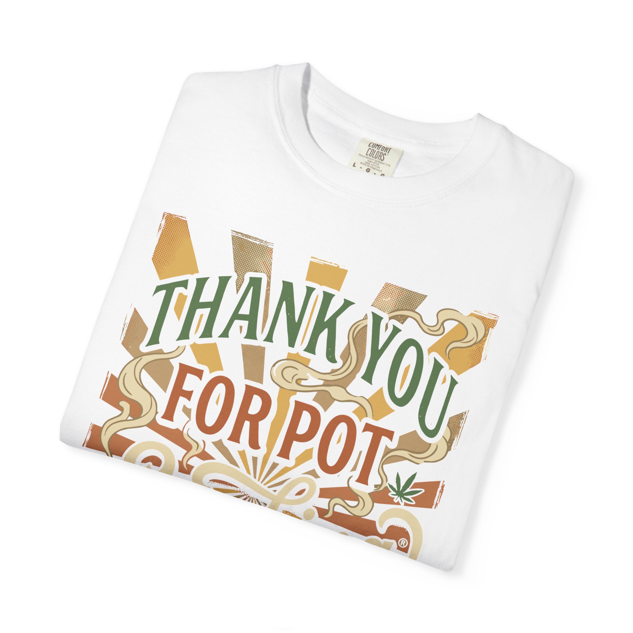 Thank You For Pot Smoking® T-Shirt — Vintage Cannabis Graphic Tee - Image 3