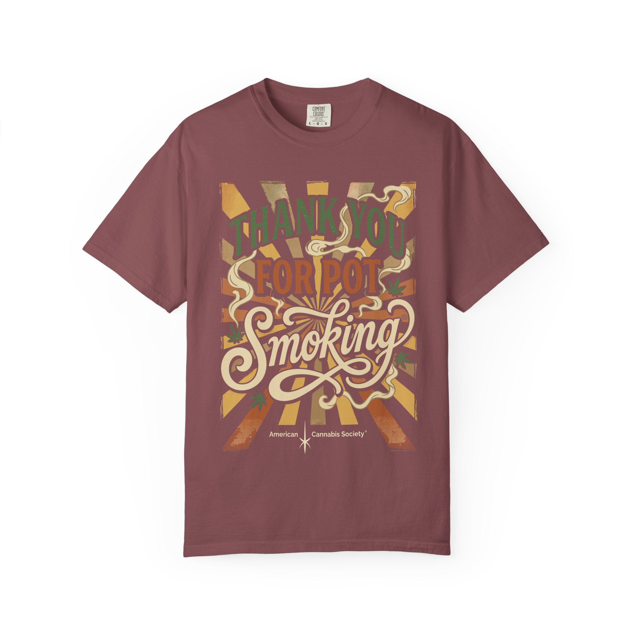 Thank You For Pot Smoking® T-Shirt — Vintage Cannabis Graphic Tee - Image 9