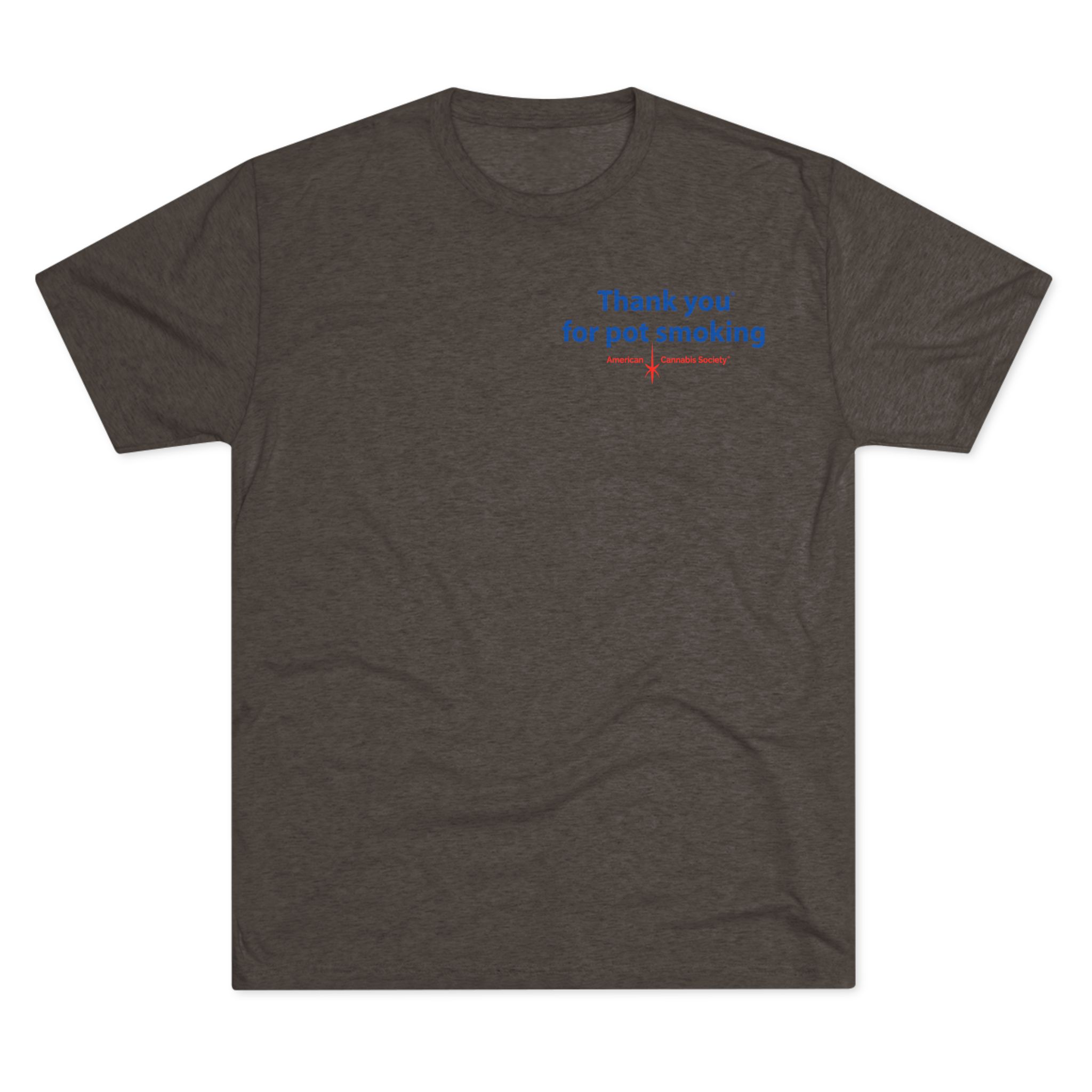 Thank You for Pot Smoking® Tri-Blend Crew Tee | ACS® Approved | THC Factor - Image 9