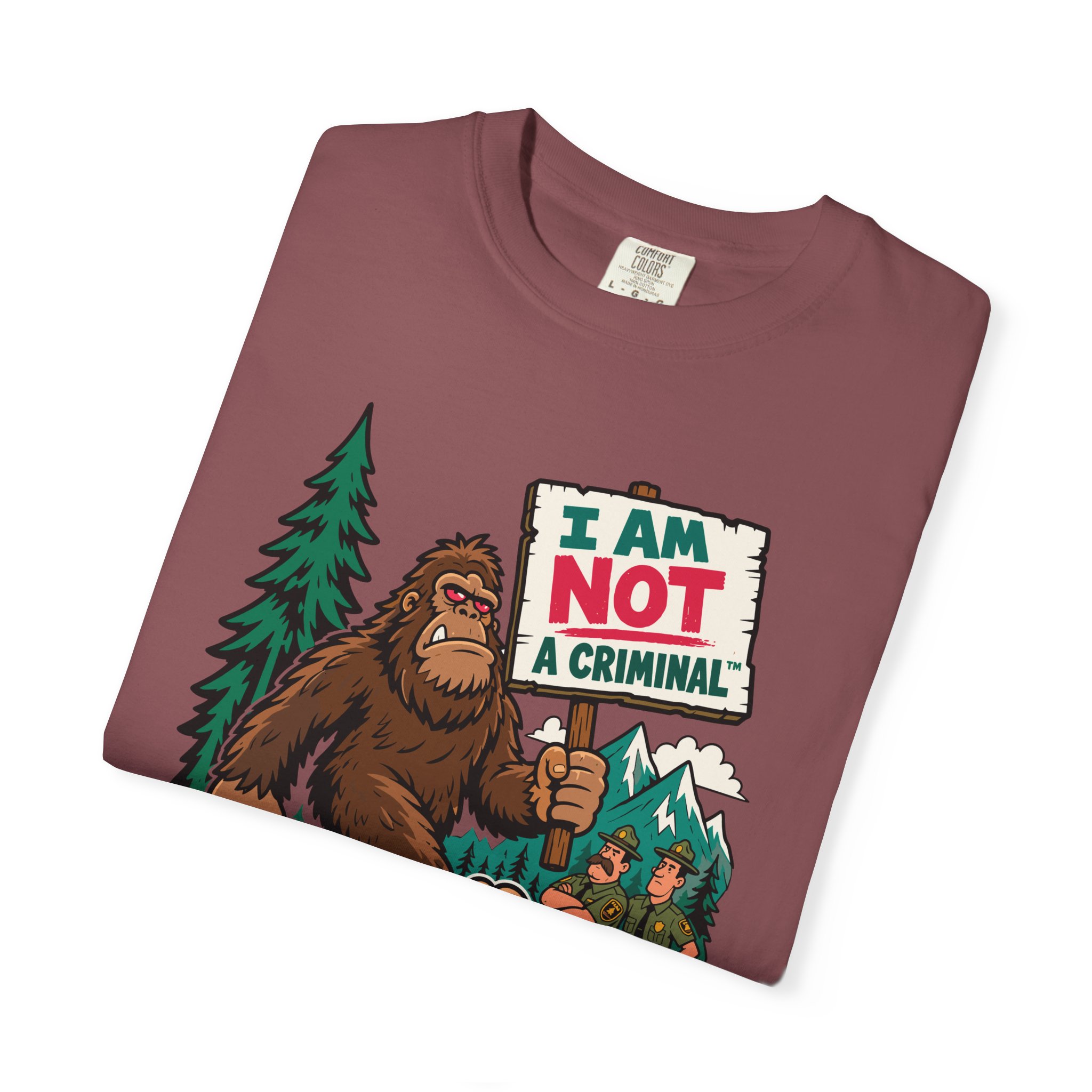 I Am Not a Criminal™ Sasquatch Tee — ACS® Protest Graphic - Image 15