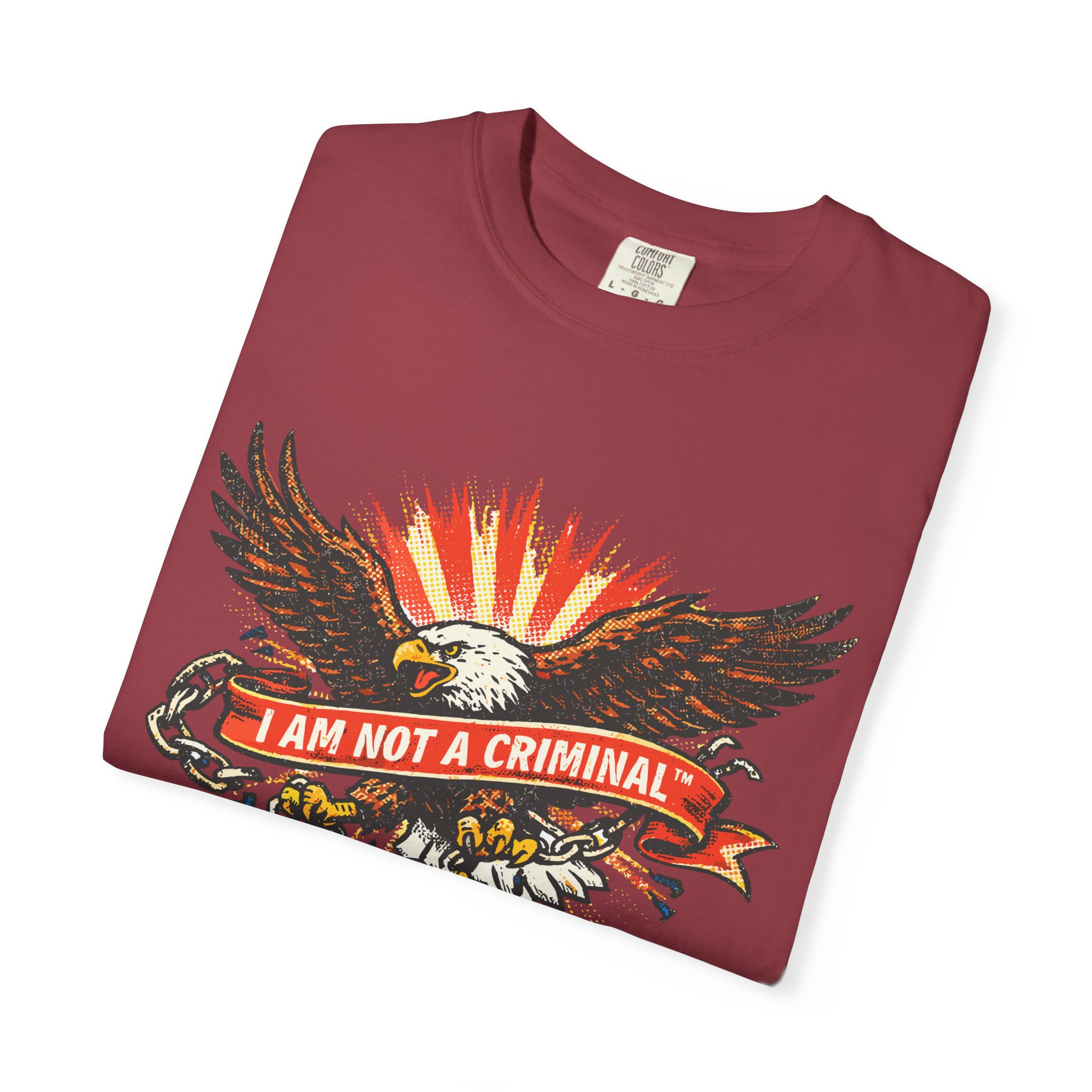 I Am Not a Criminal™ Eagle Tee — American Cannabis Society® Graphic - Image 55