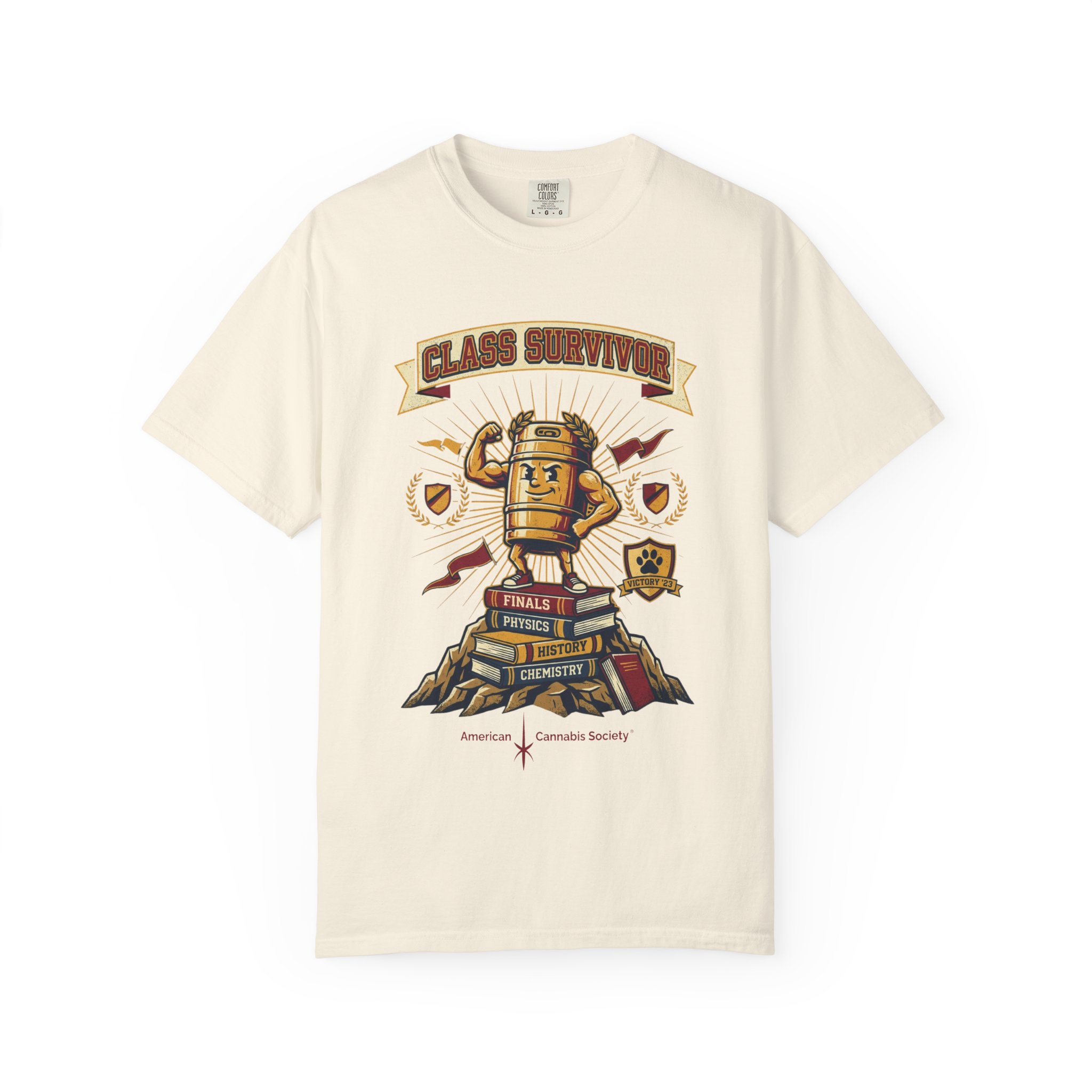 T‑Shirt — "Class Survivor" Vintage Trophy Design (Graduation/School Spirit) - Image 21