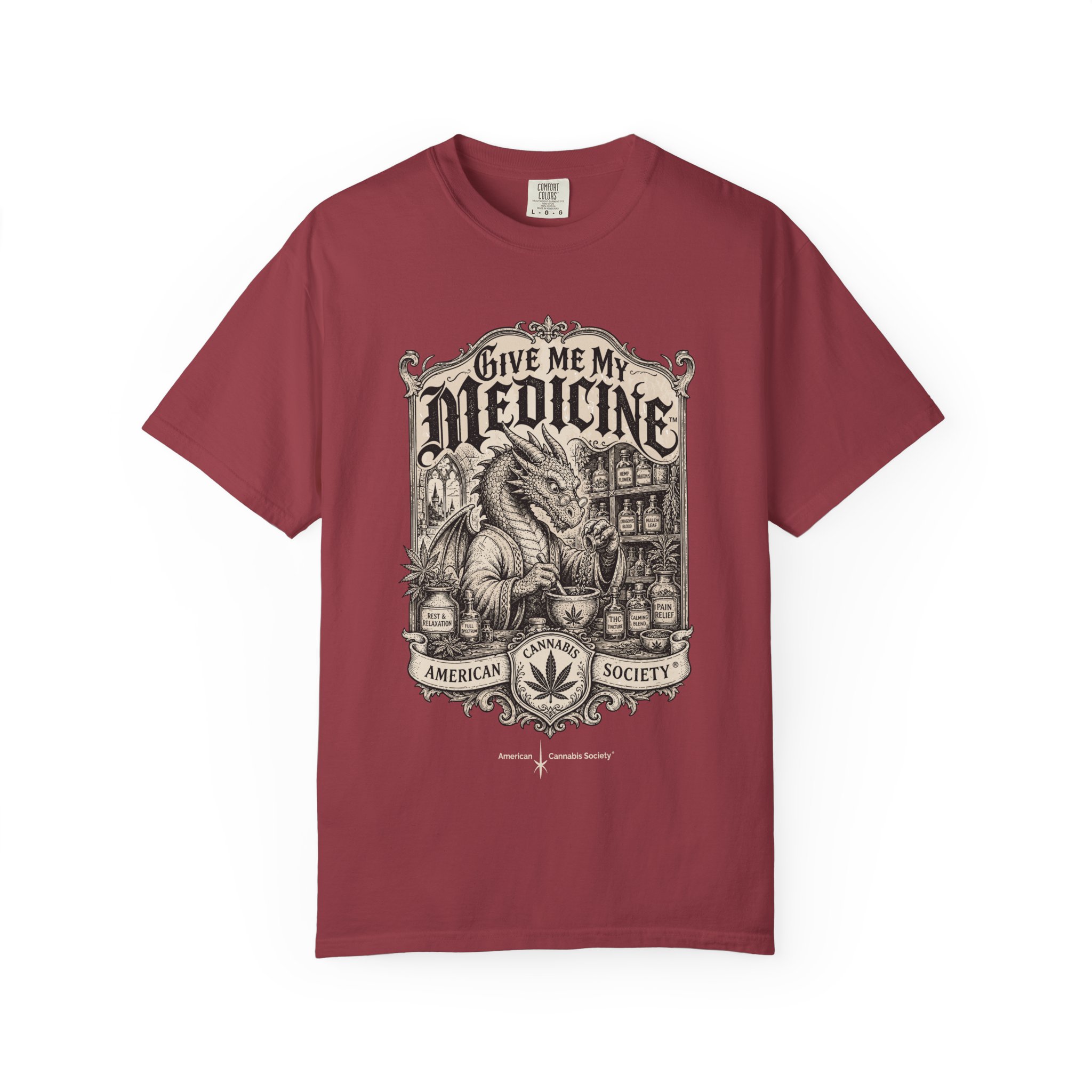 Give Me My Medicine™ T-Shirt — Vintage Cannabis Apothecary Graphic Tee - Image 53