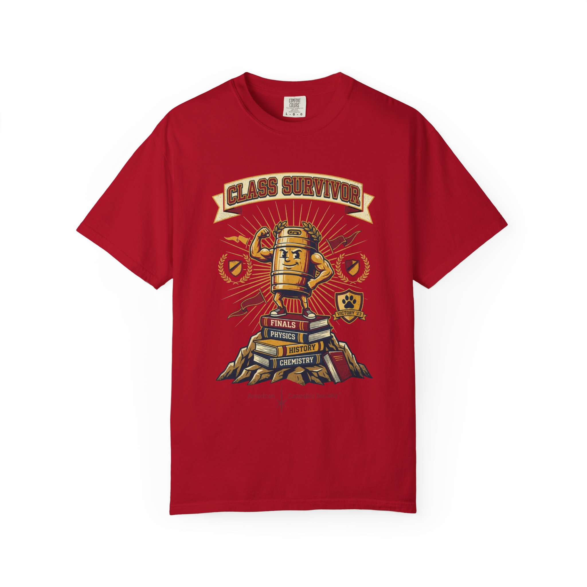 T‑Shirt — "Class Survivor" Vintage Trophy Design (Graduation/School Spirit) - Image 57