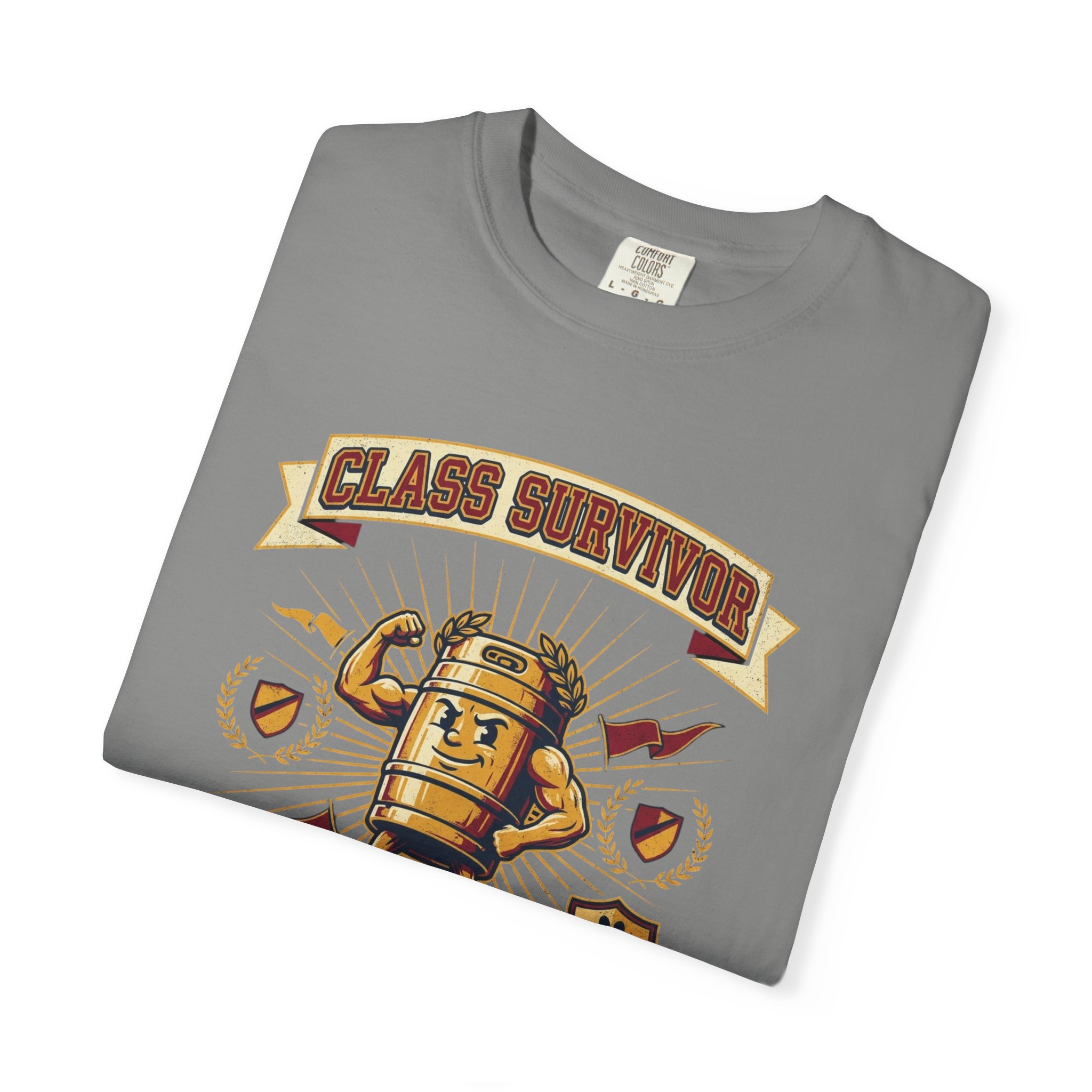 T‑Shirt — "Class Survivor" Vintage Trophy Design (Graduation/School Spirit) - Image 47