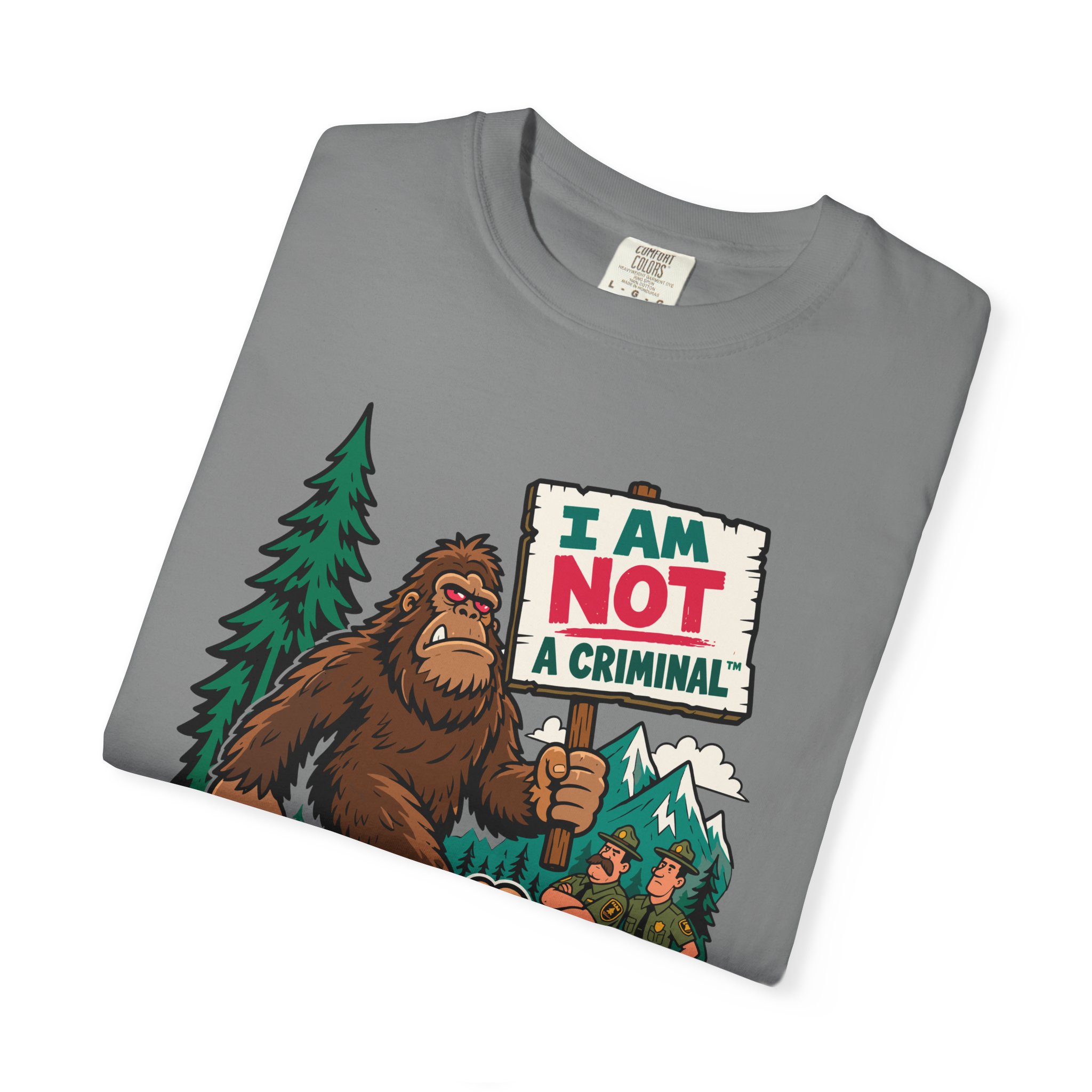 I Am Not a Criminal™ Sasquatch Tee — ACS® Protest Graphic - Image 35