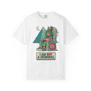 I Am Not a Criminal™ Pharaoh Tee — Ancient Royalty Cannabis Graphic