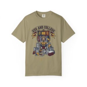 Keg and College T-Shirt — Vintage Crest Graphic Tee