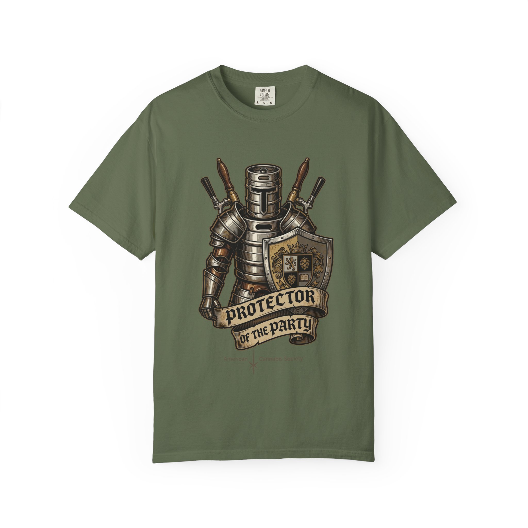 Protector of the Party T-Shirt — Medieval Knight RPG Gaming Tee - Image 37