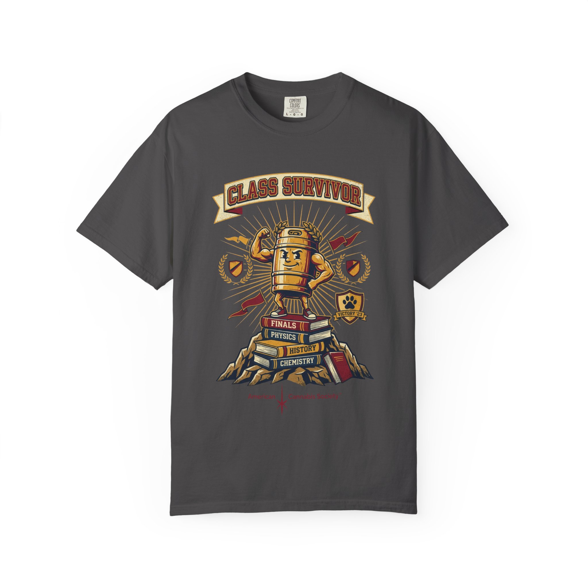 T‑Shirt — "Class Survivor" Vintage Trophy Design (Graduation/School Spirit) - Image 49