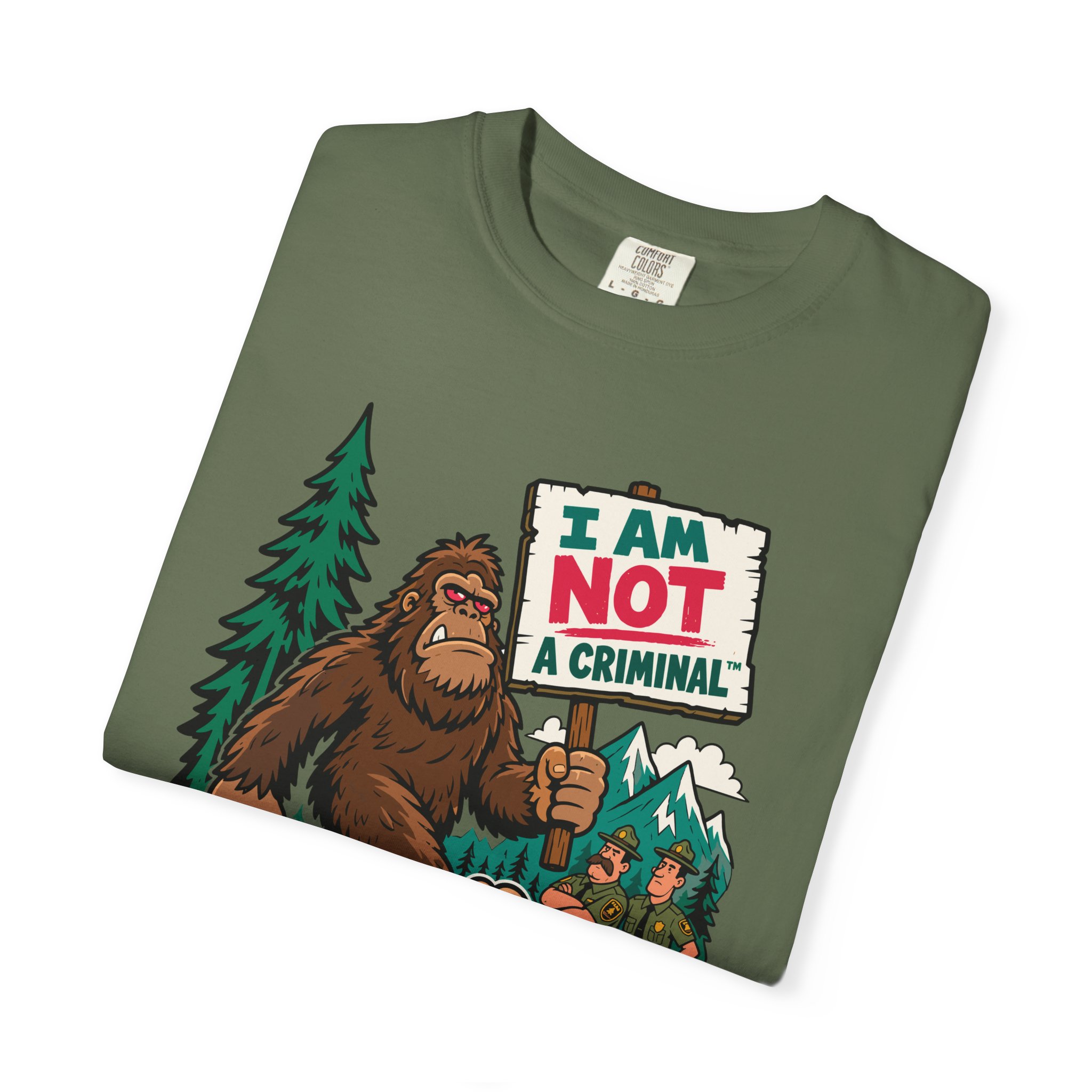 I Am Not a Criminal™ Sasquatch Tee — ACS® Protest Graphic - Image 39