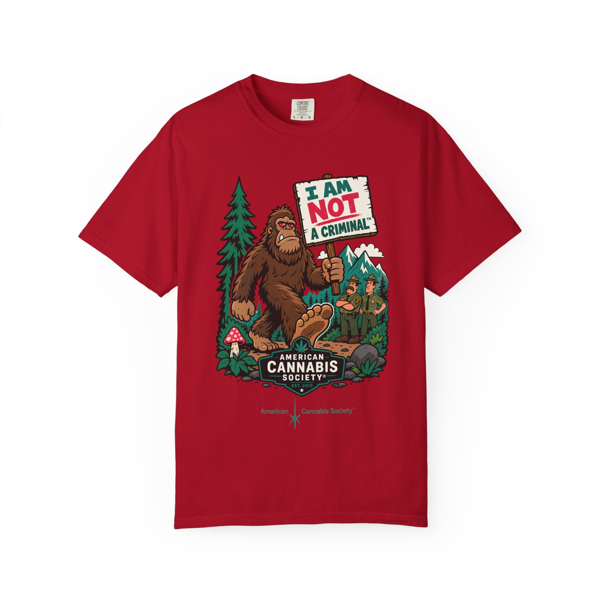 I Am Not a Criminal™ Sasquatch Tee — ACS® Protest Graphic - Image 57