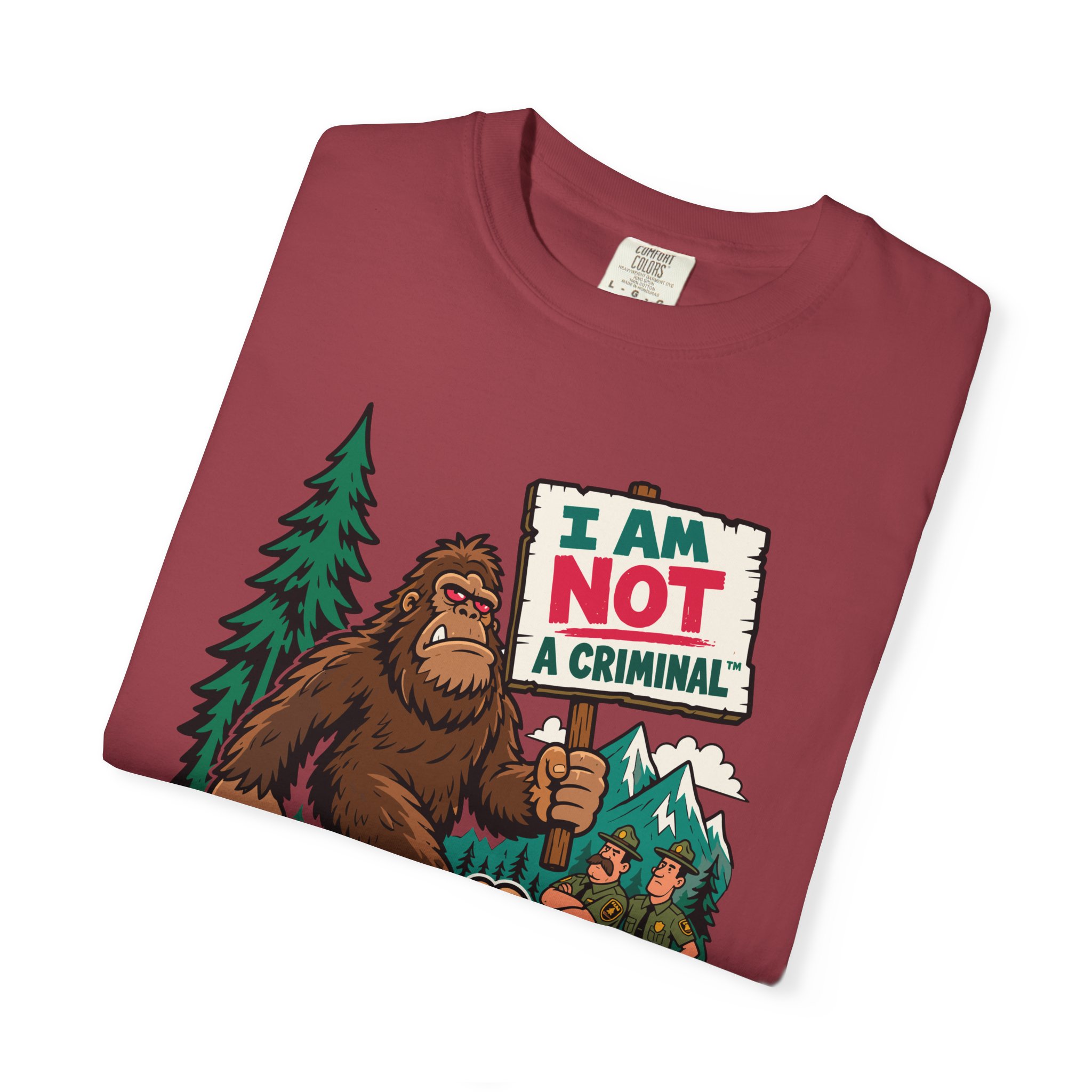 I Am Not a Criminal™ Sasquatch Tee — ACS® Protest Graphic - Image 55