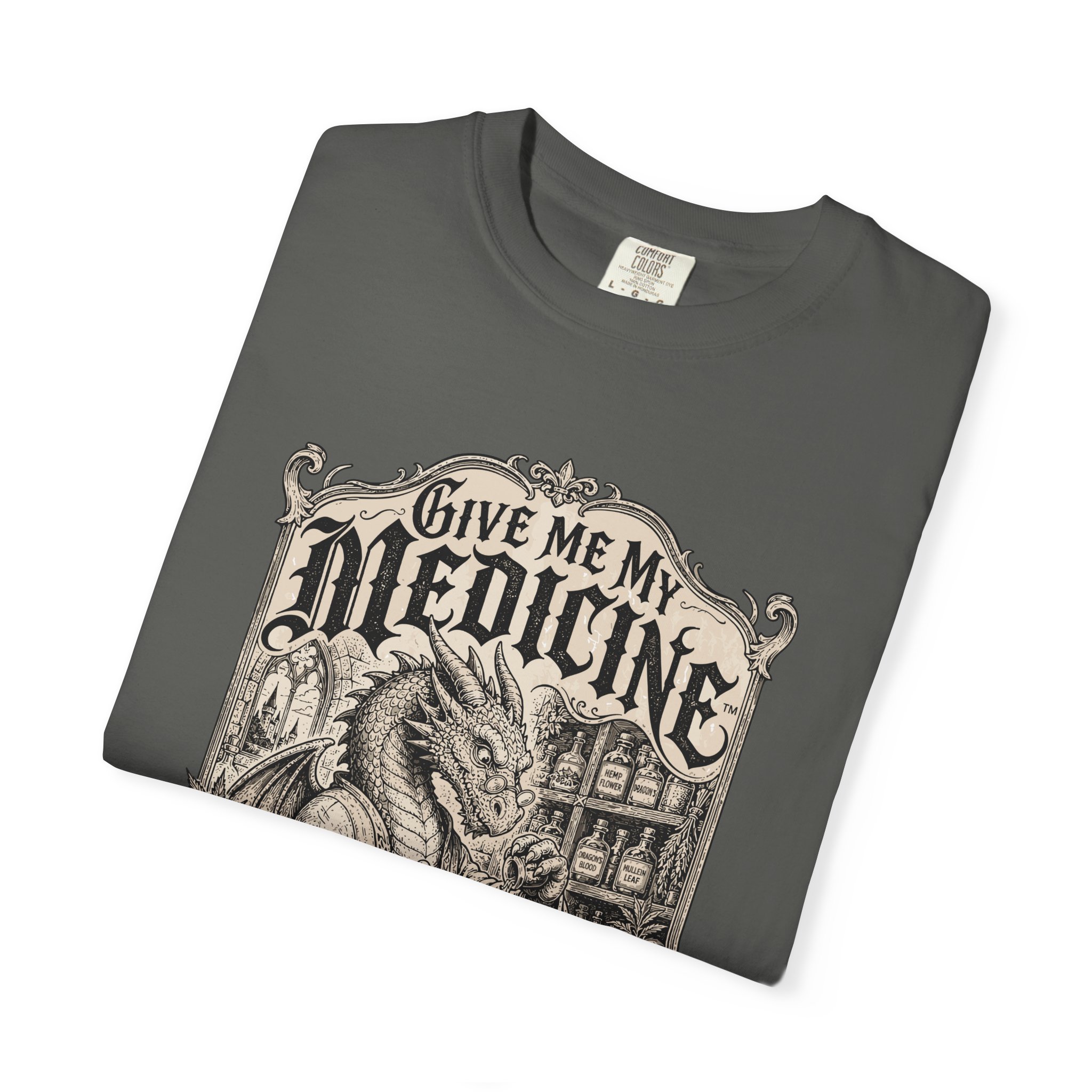 Give Me My Medicine™ T-Shirt — Vintage Cannabis Apothecary Graphic Tee - Image 31
