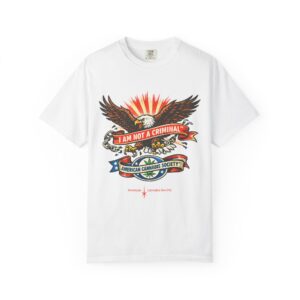 I Am Not a Criminal™ Eagle Tee — American Cannabis Society® Graphic