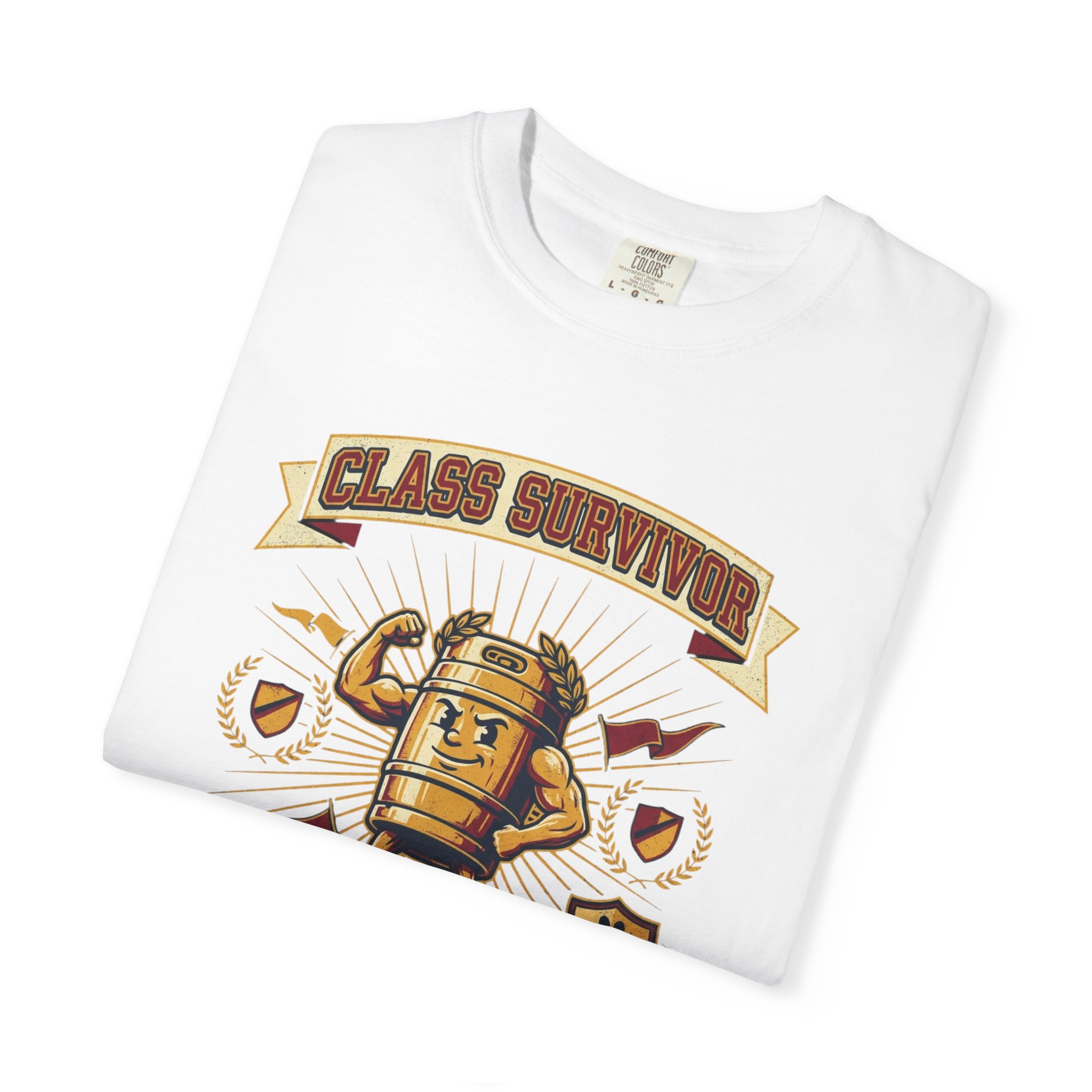 T‑Shirt — "Class Survivor" Vintage Trophy Design (Graduation/School Spirit) - Image 7
