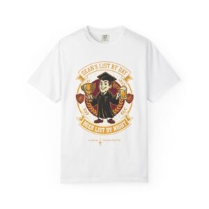 Dean's List Beer List T-Shirt — Funny College Drinking Tee