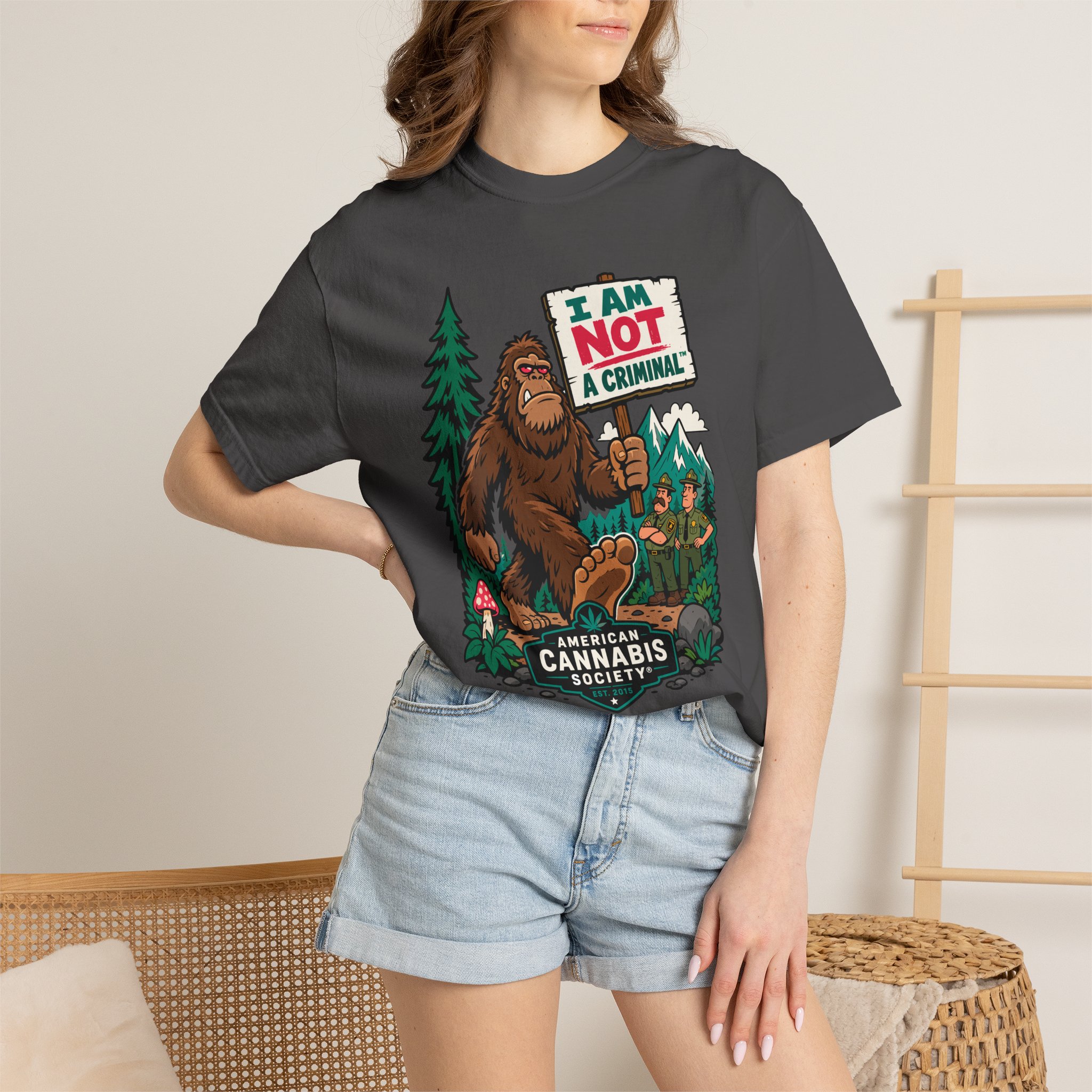 I Am Not a Criminal™ Sasquatch Tee — ACS® Protest Graphic - Image 48