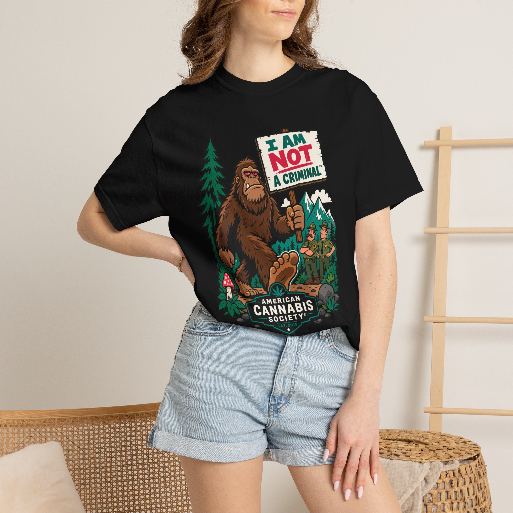I Am Not a Criminal™ Sasquatch Tee — ACS® Protest Graphic - Image 52