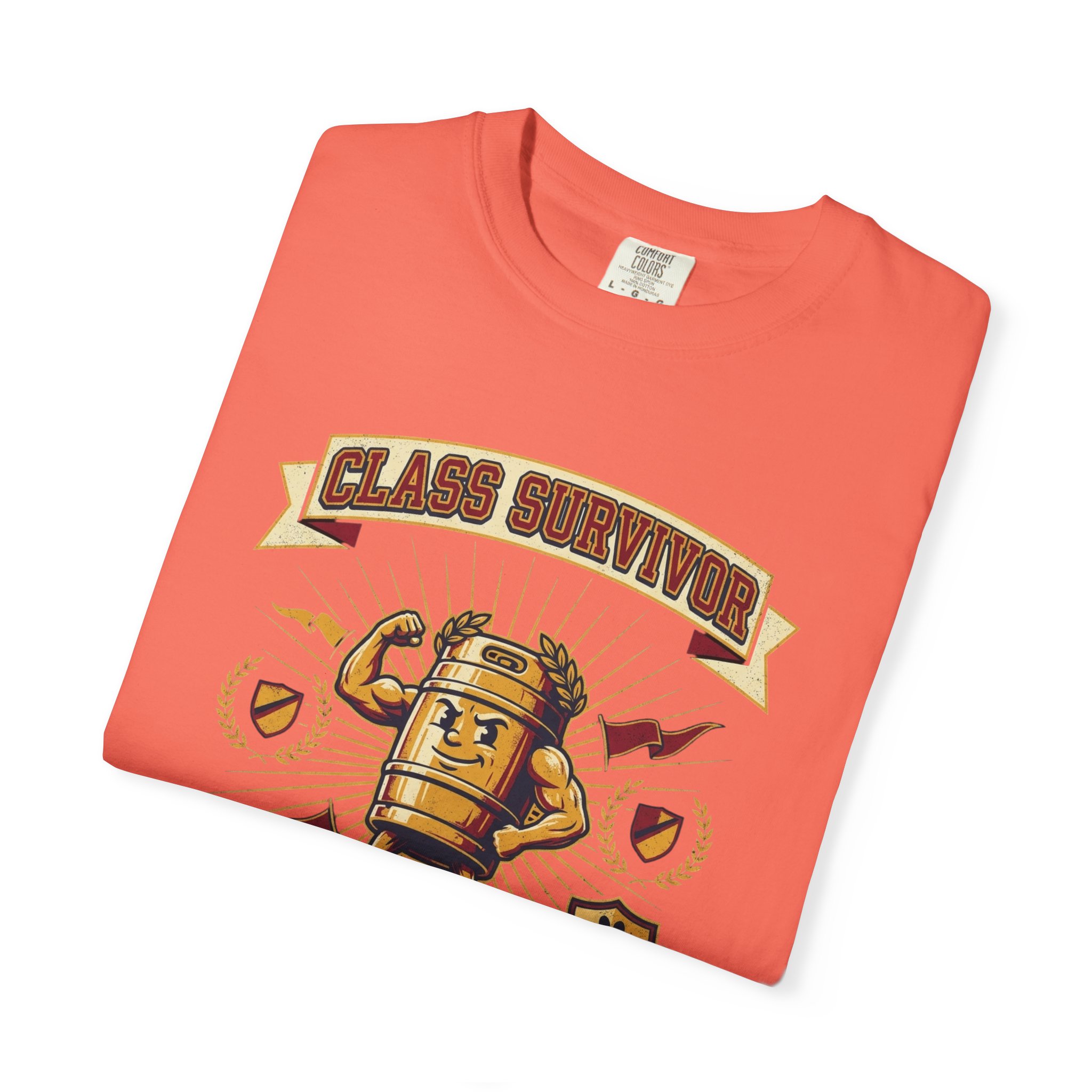 T‑Shirt — "Class Survivor" Vintage Trophy Design (Graduation/School Spirit) - Image 15