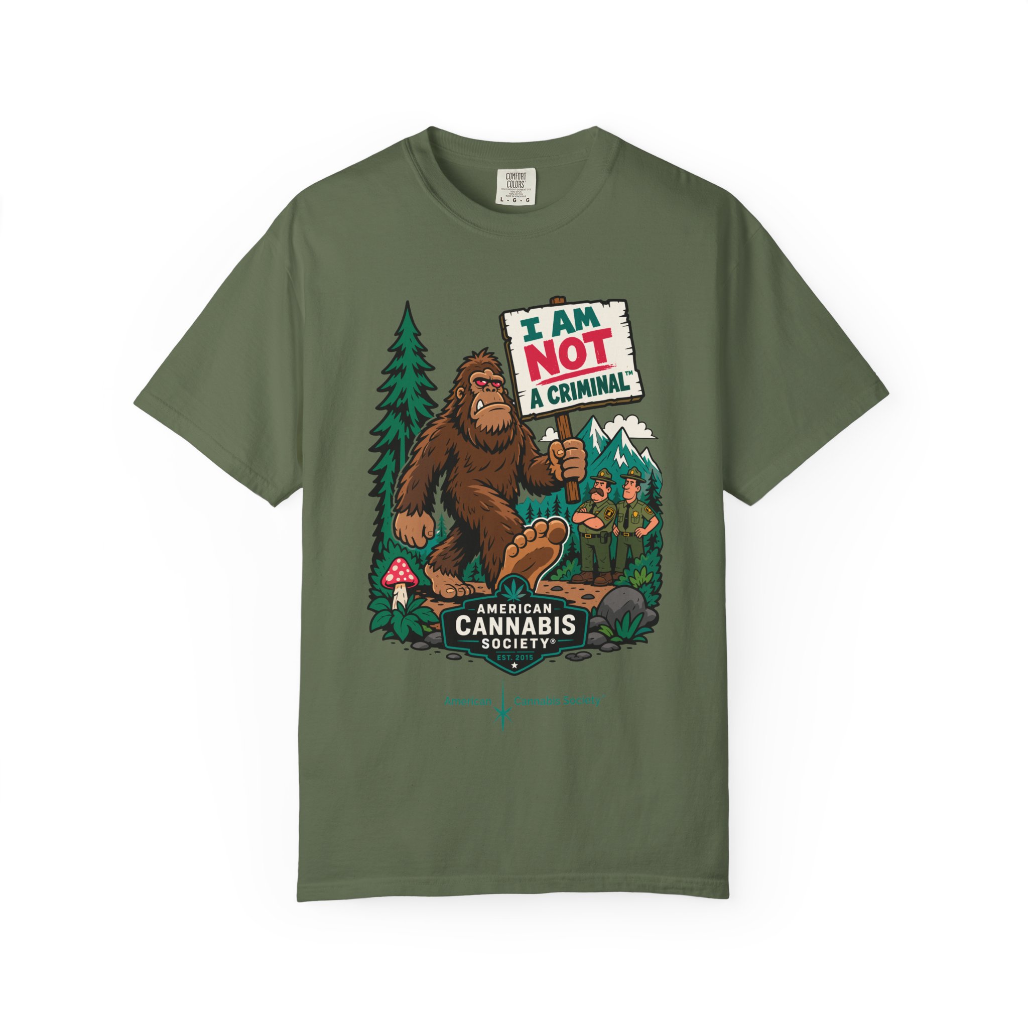 I Am Not a Criminal™ Sasquatch Tee — ACS® Protest Graphic - Image 37
