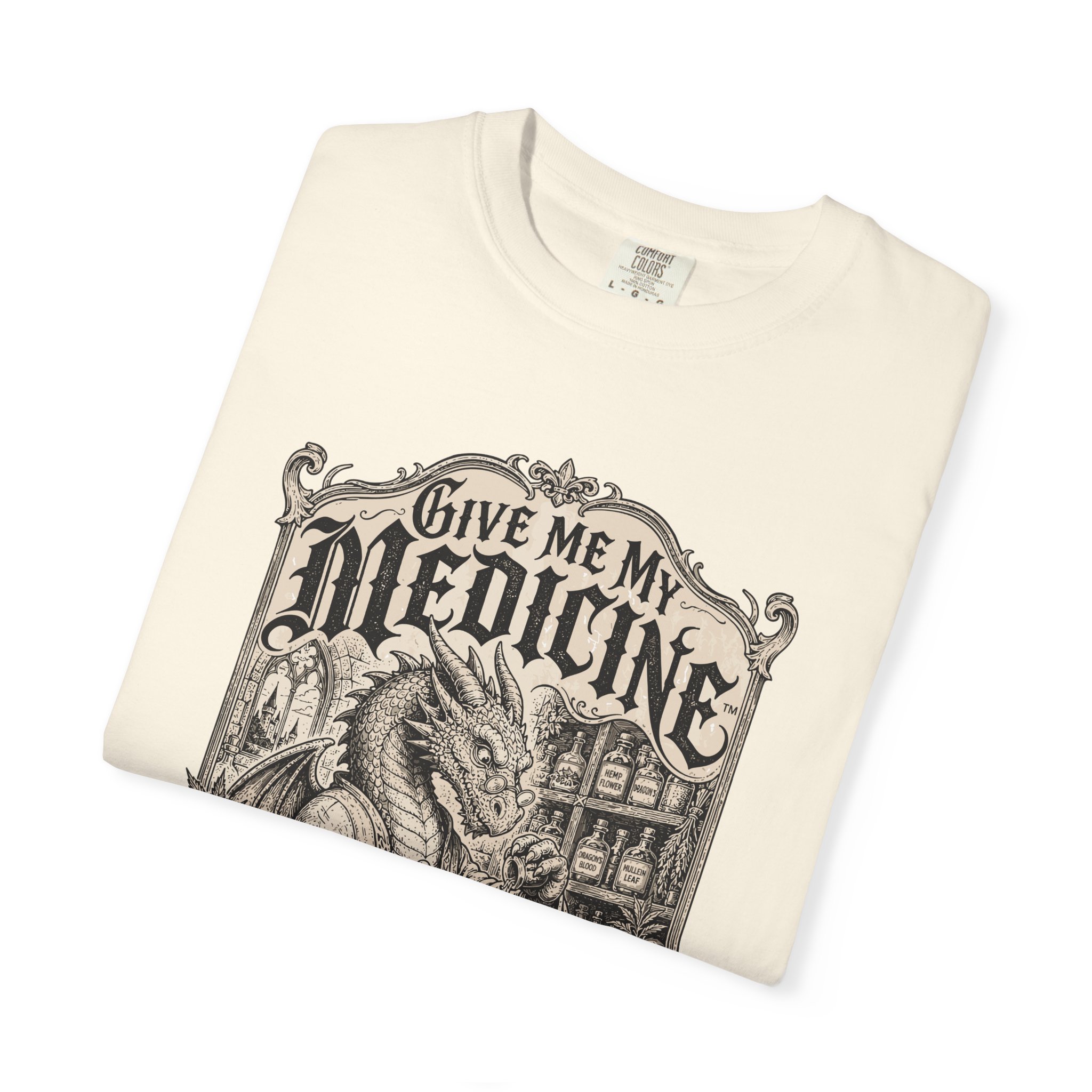 Give Me My Medicine™ T-Shirt — Vintage Cannabis Apothecary Graphic Tee - Image 19