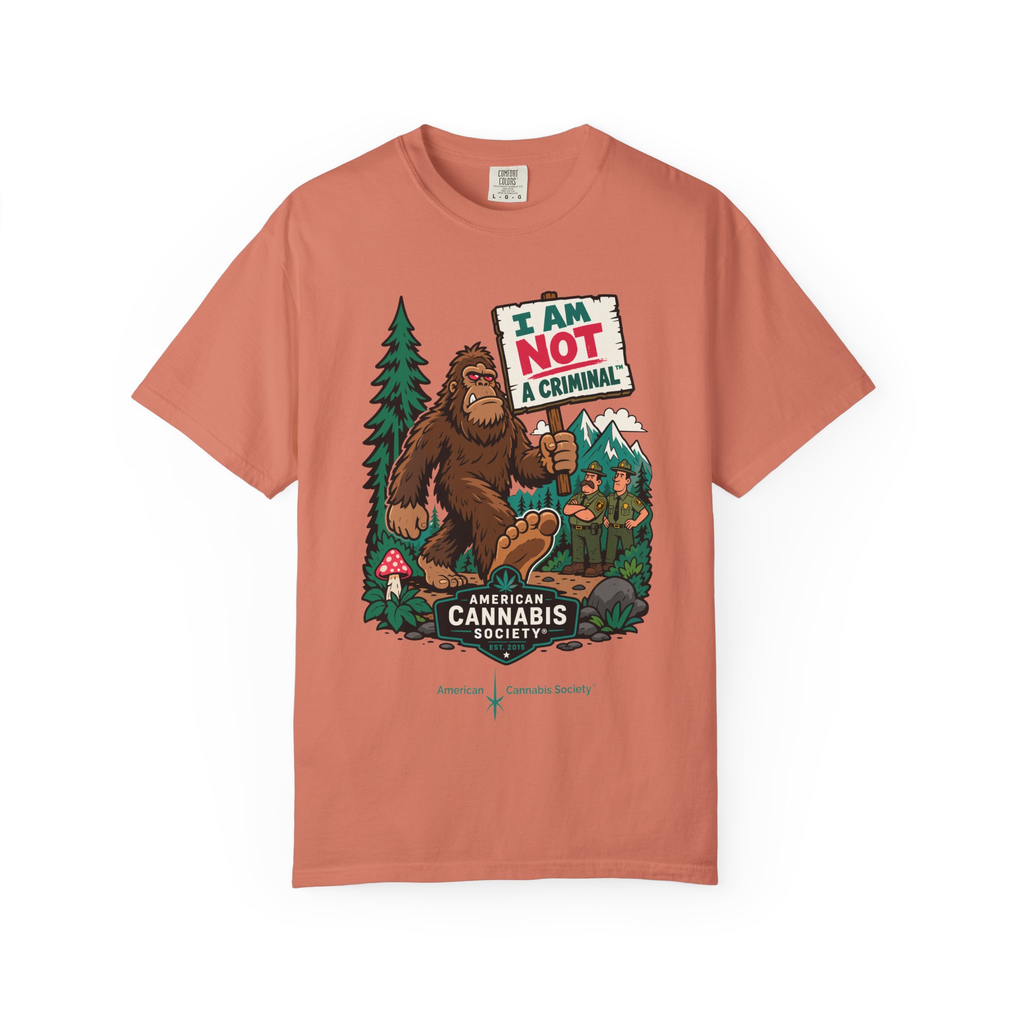 I Am Not a Criminal™ Sasquatch Tee — ACS® Protest Graphic - Image 5