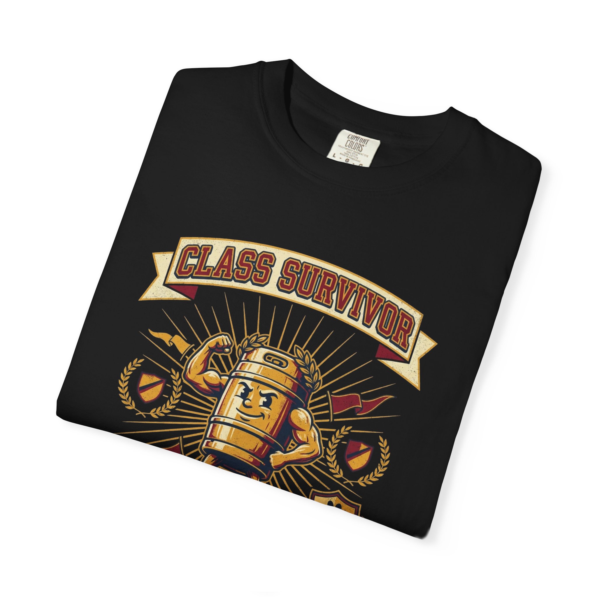 T‑Shirt — "Class Survivor" Vintage Trophy Design (Graduation/School Spirit) - Image 3
