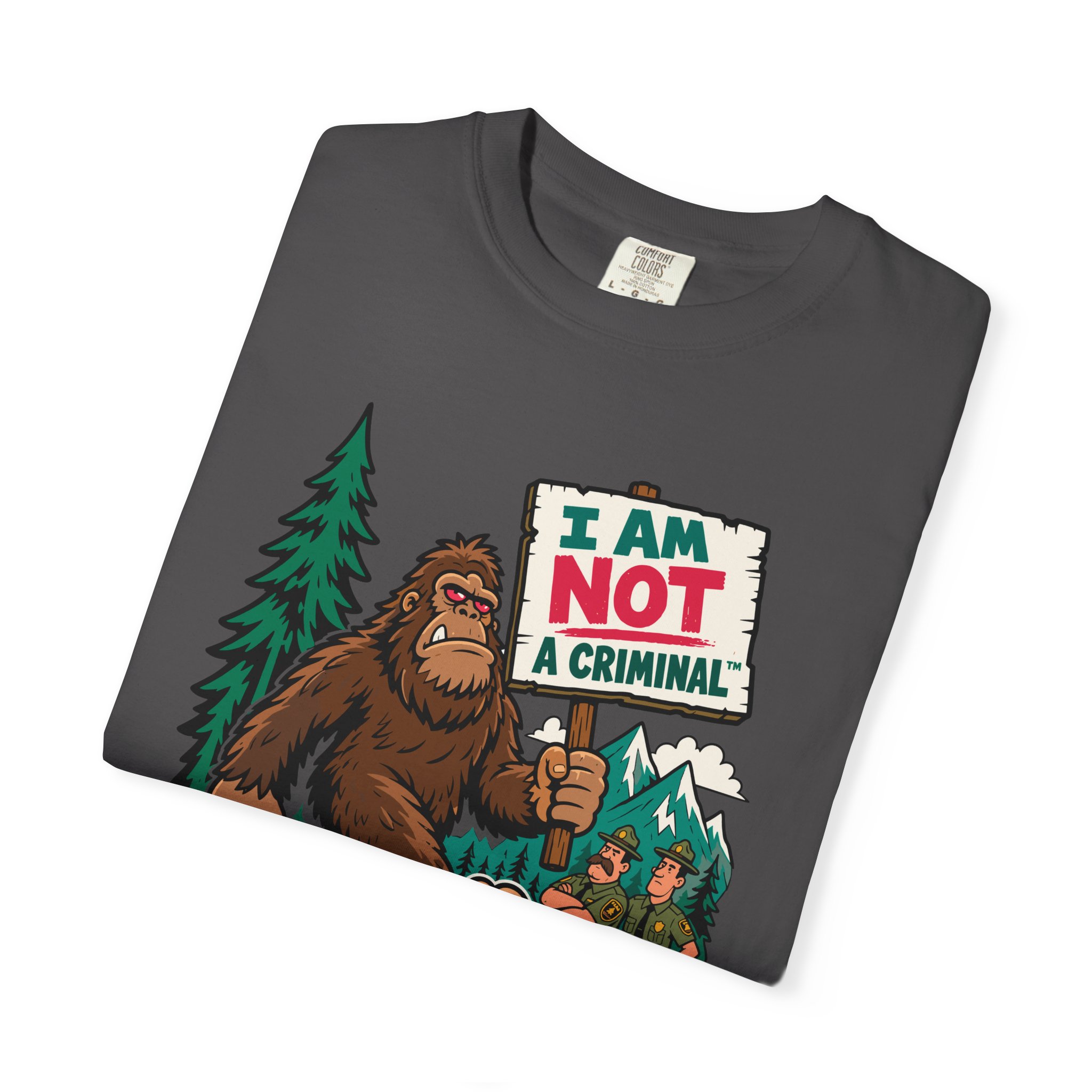 I Am Not a Criminal™ Sasquatch Tee — ACS® Protest Graphic - Image 47