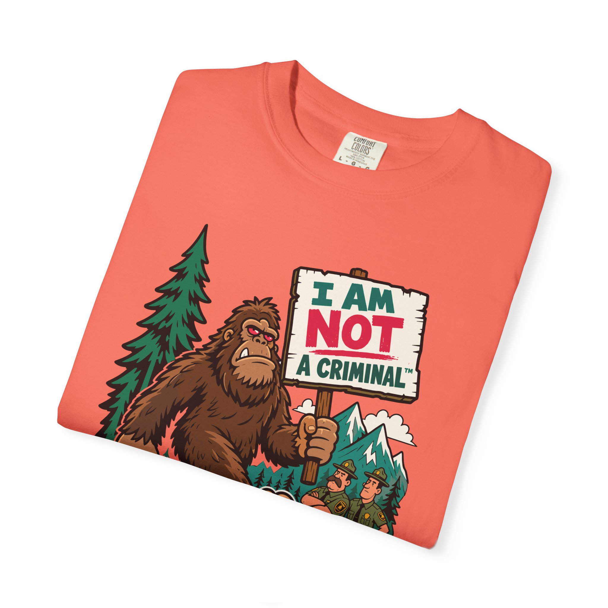 I Am Not a Criminal™ Sasquatch Tee — ACS® Protest Graphic - Image 11