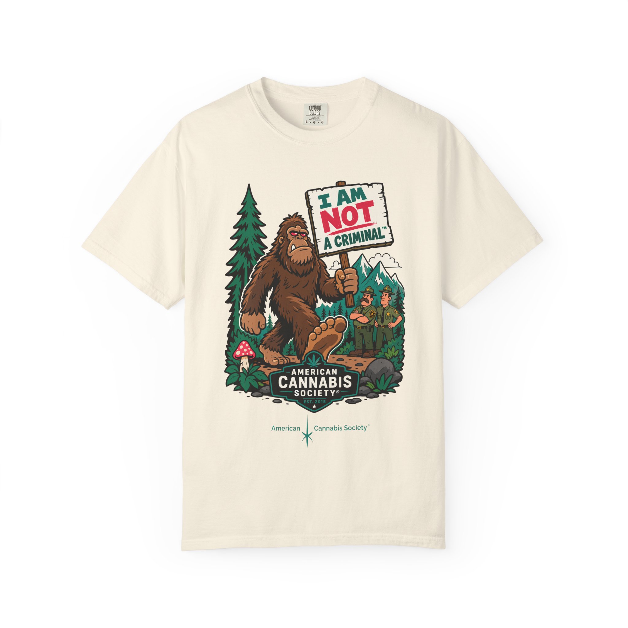 I Am Not a Criminal™ Sasquatch Tee — ACS® Protest Graphic - Image 17