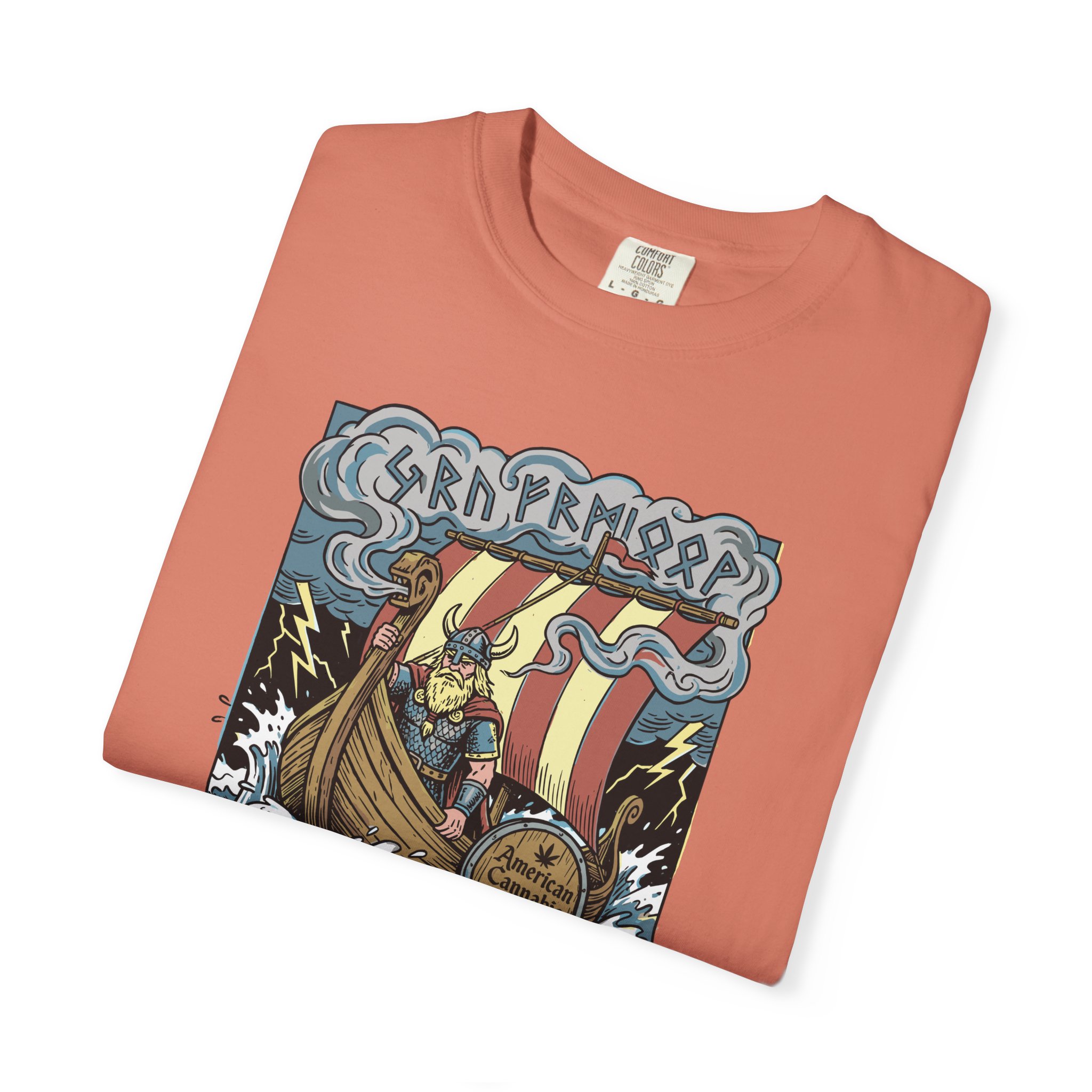 Viking Ship 'Getting Nice' Graphic T‑Shirt — Retro Norse Adventure Tee - Image 26
