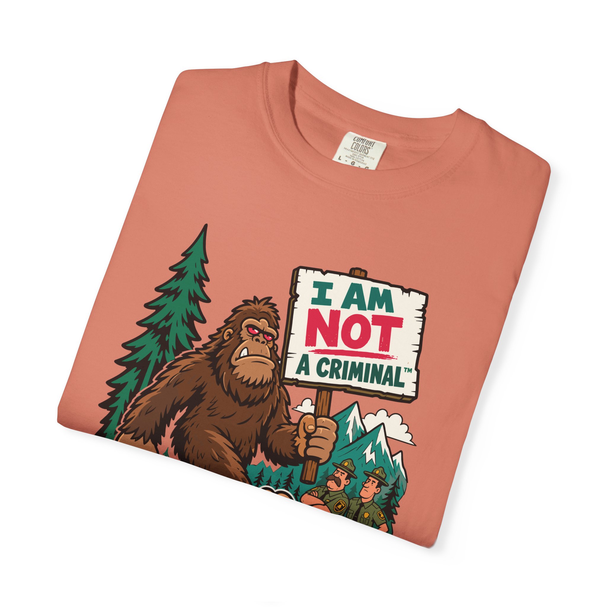 I Am Not a Criminal™ Sasquatch Tee — ACS® Protest Graphic - Image 7