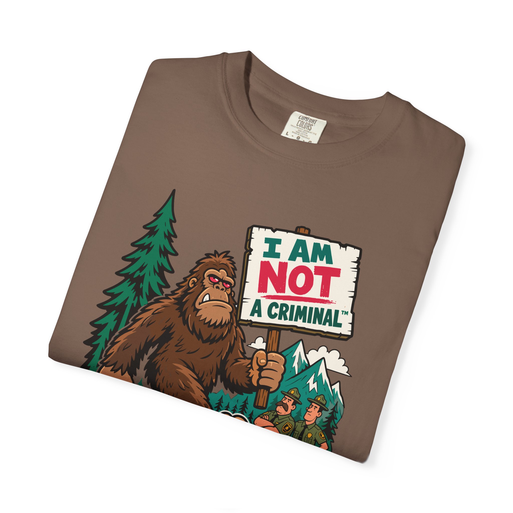 I Am Not a Criminal™ Sasquatch Tee — ACS® Protest Graphic - Image 27