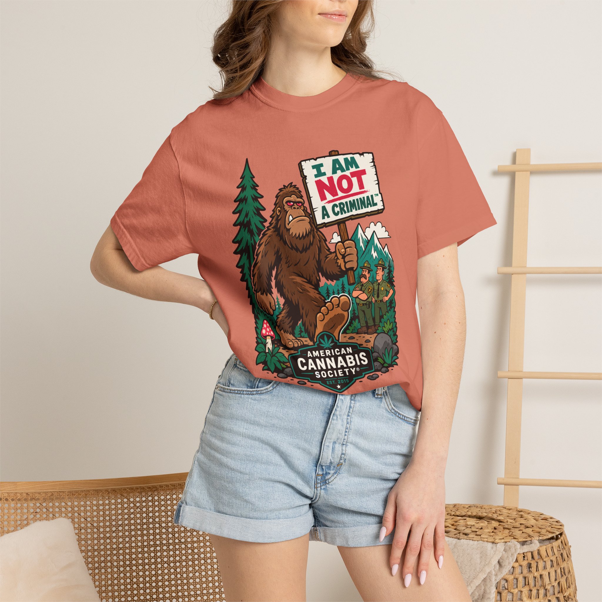 I Am Not a Criminal™ Sasquatch Tee — ACS® Protest Graphic - Image 8