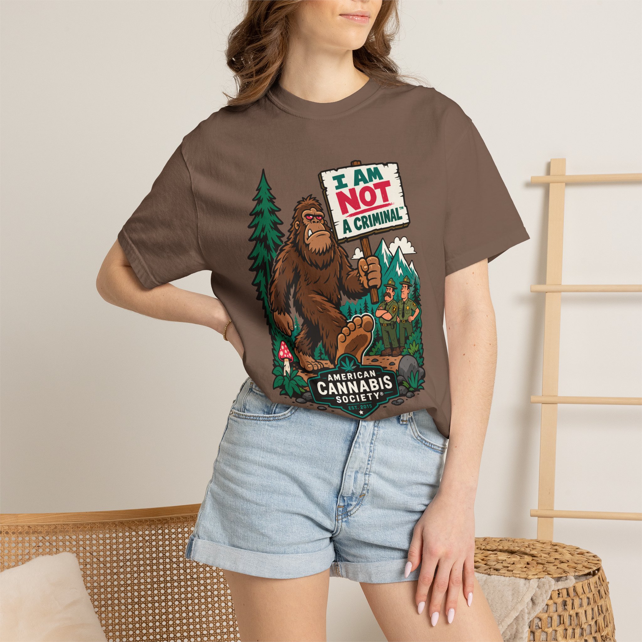 I Am Not a Criminal™ Sasquatch Tee — ACS® Protest Graphic - Image 28
