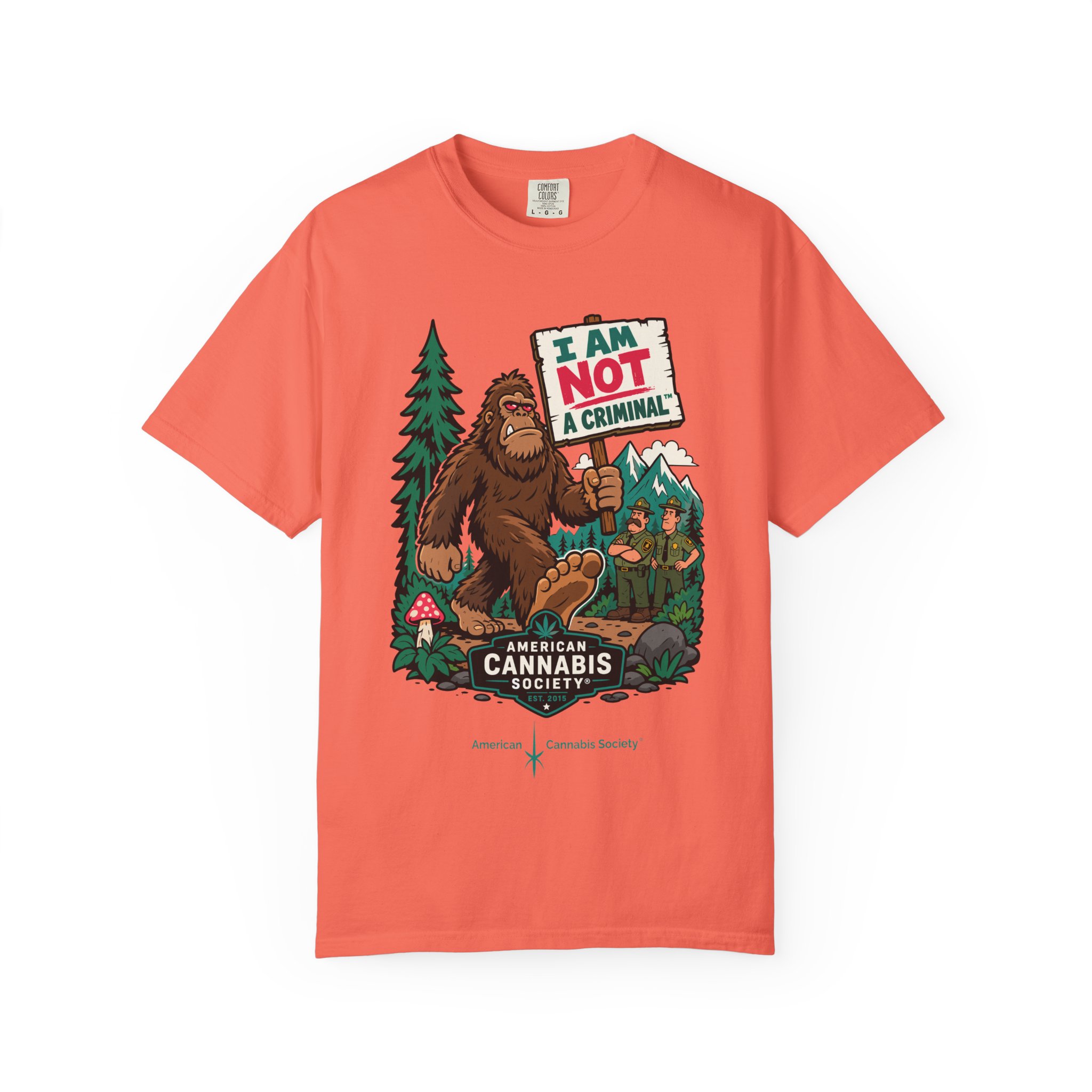 I Am Not a Criminal™ Sasquatch Tee — ACS® Protest Graphic - Image 9